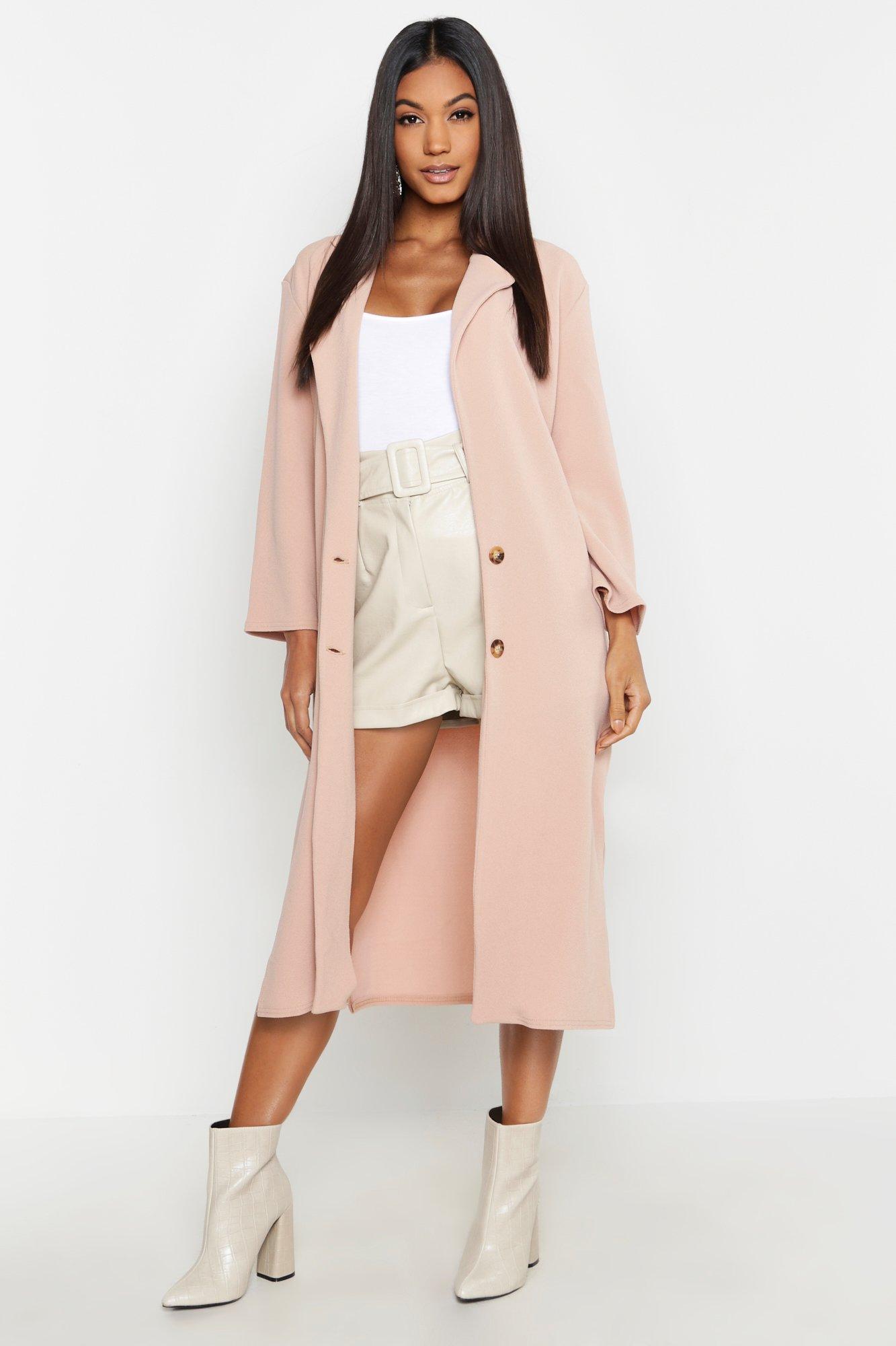 Lightweight duster clearance coat