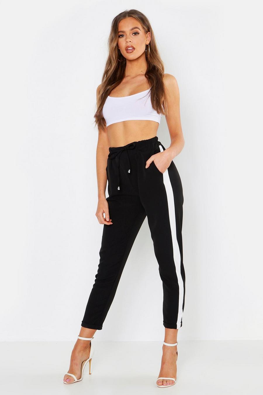 Contrast Panel Tailored Track Pants image number 1