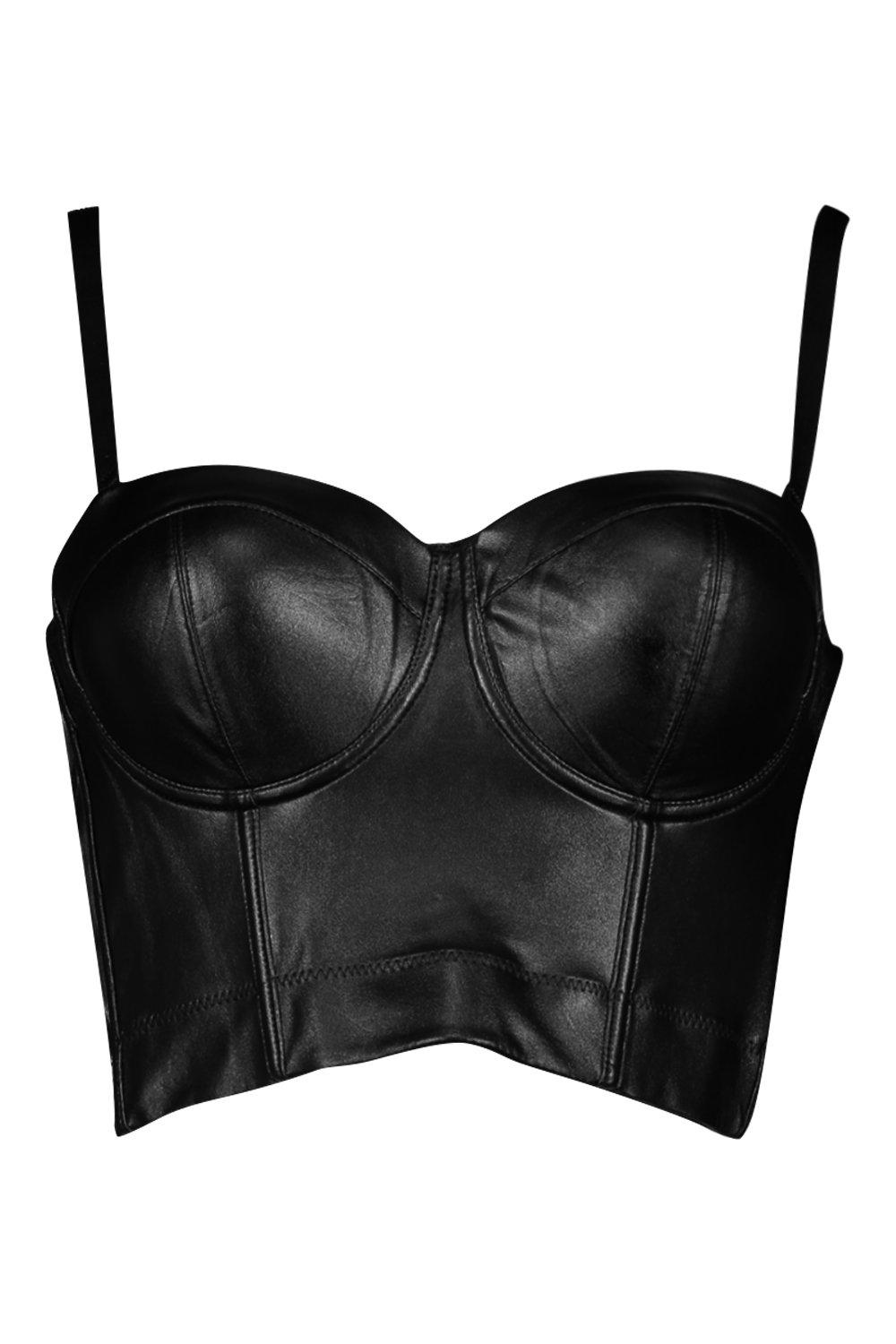 pu bustier