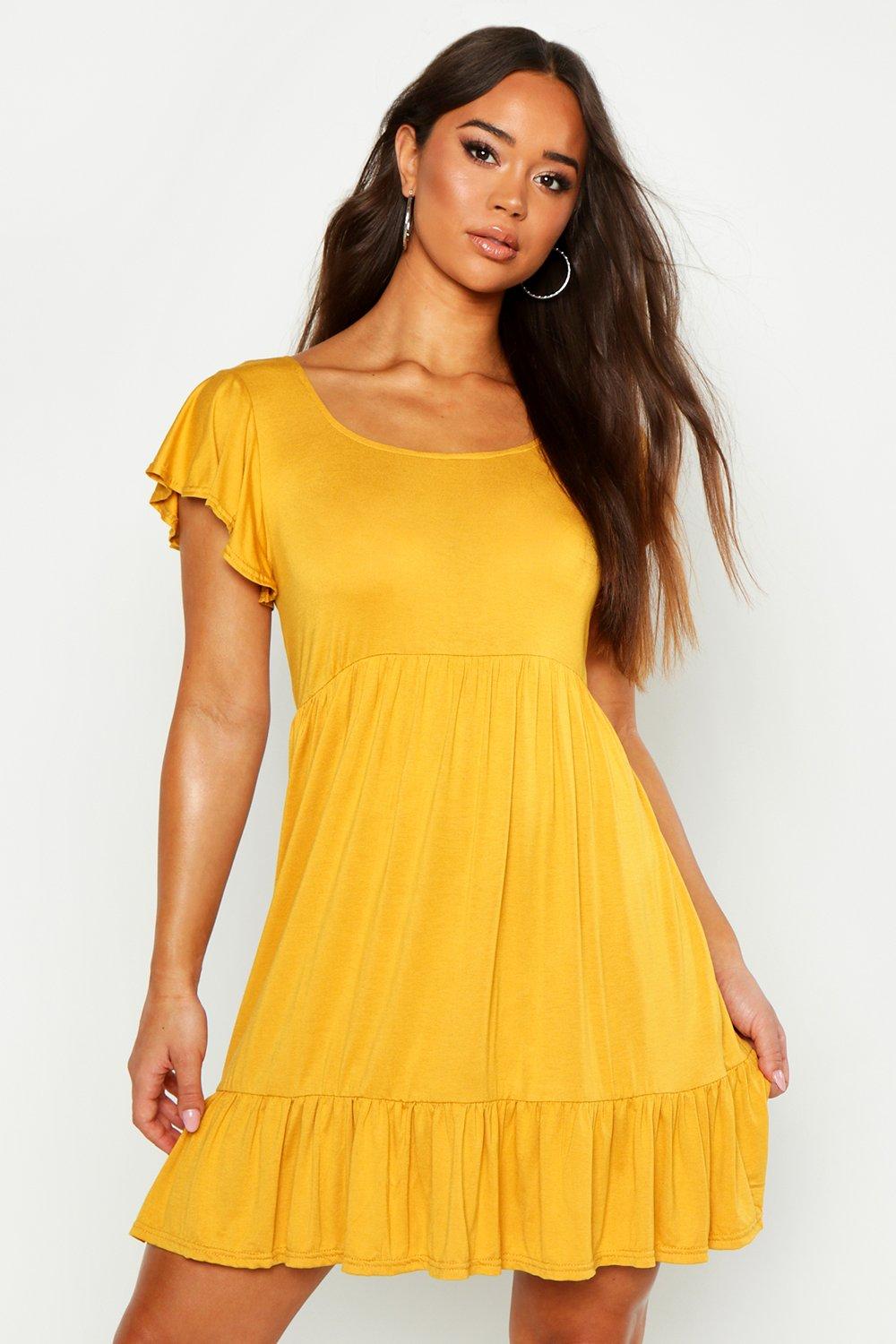 jersey babydoll dress