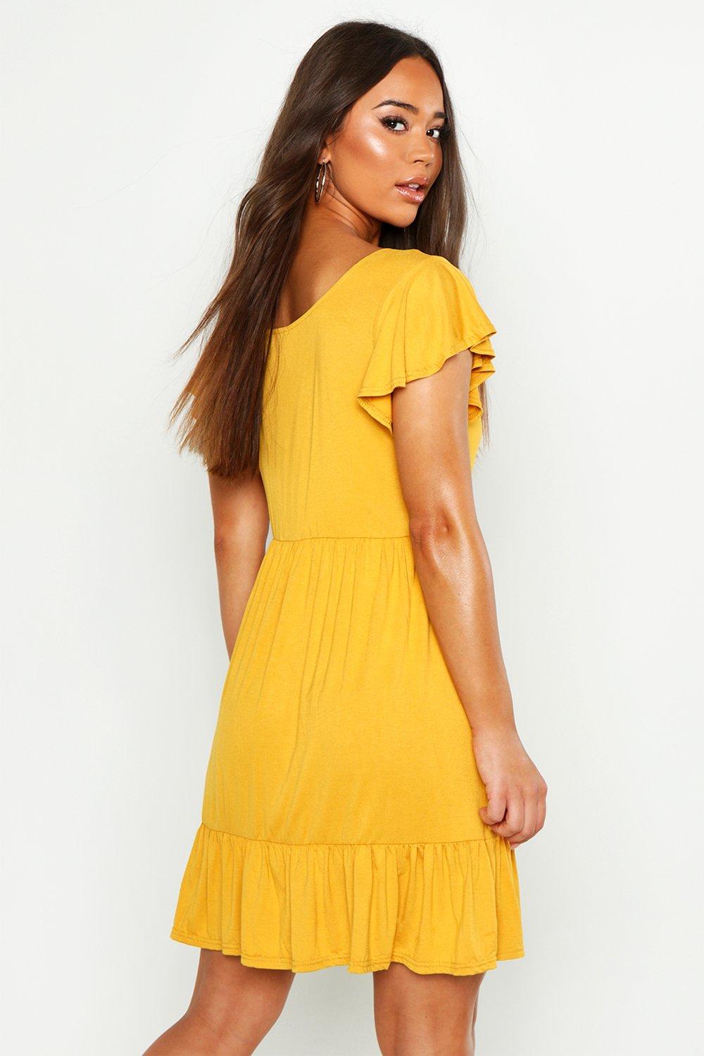 boohoo babydoll dress