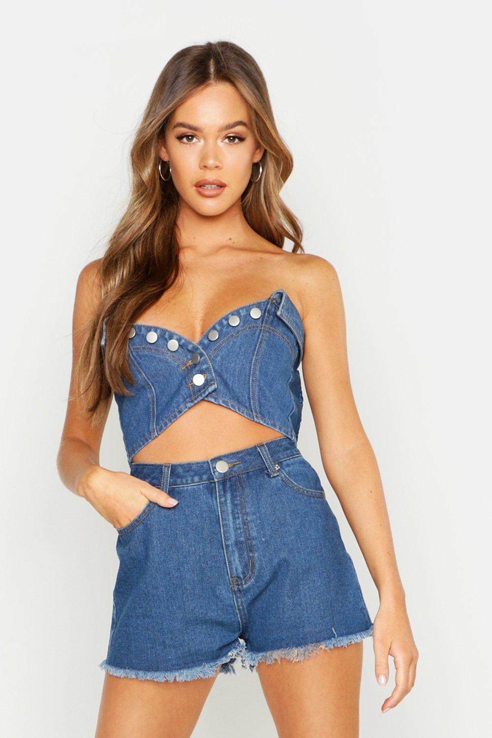 boohoo mom shorts