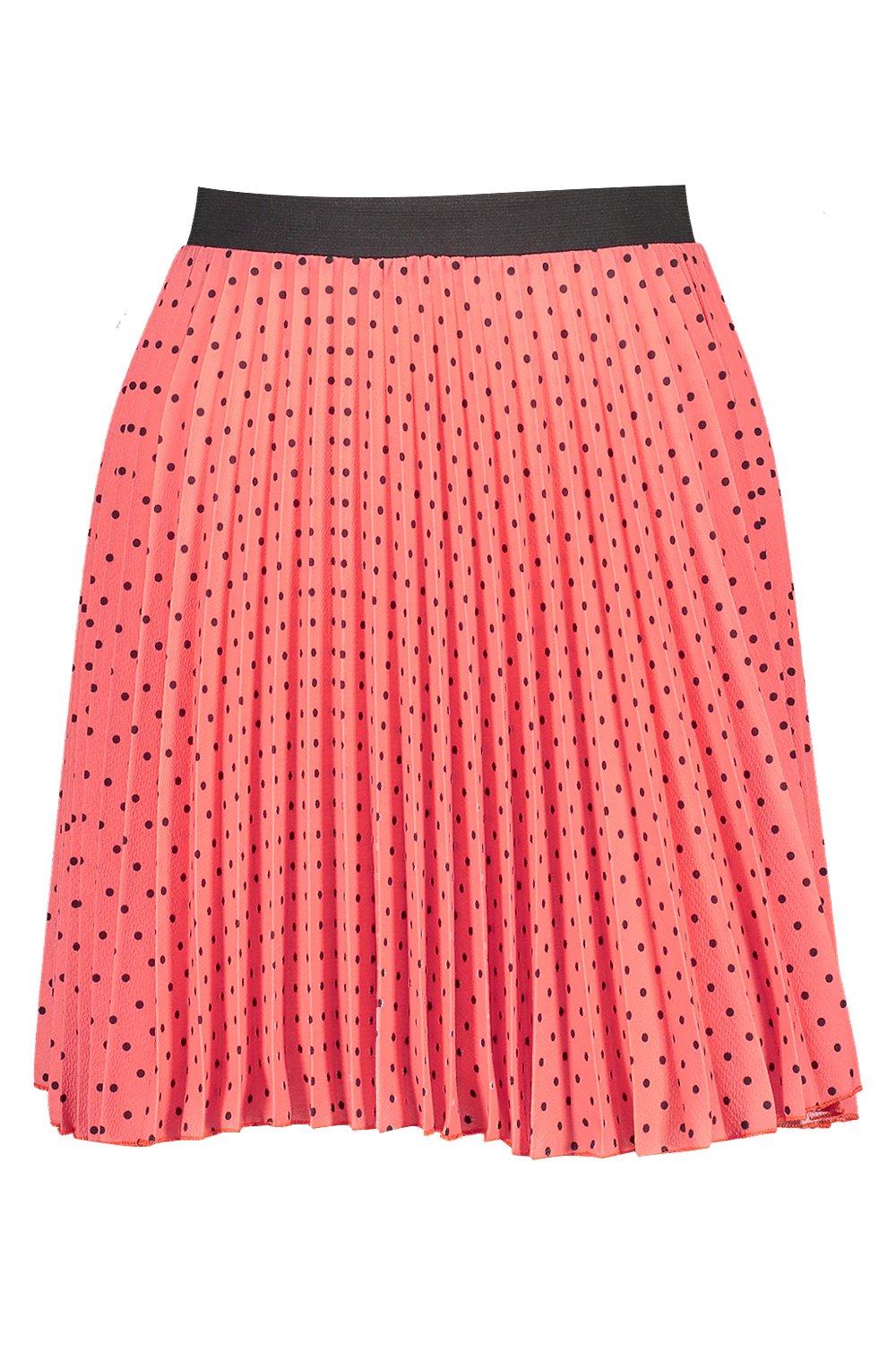 Black spot 2024 pleated mini skirt