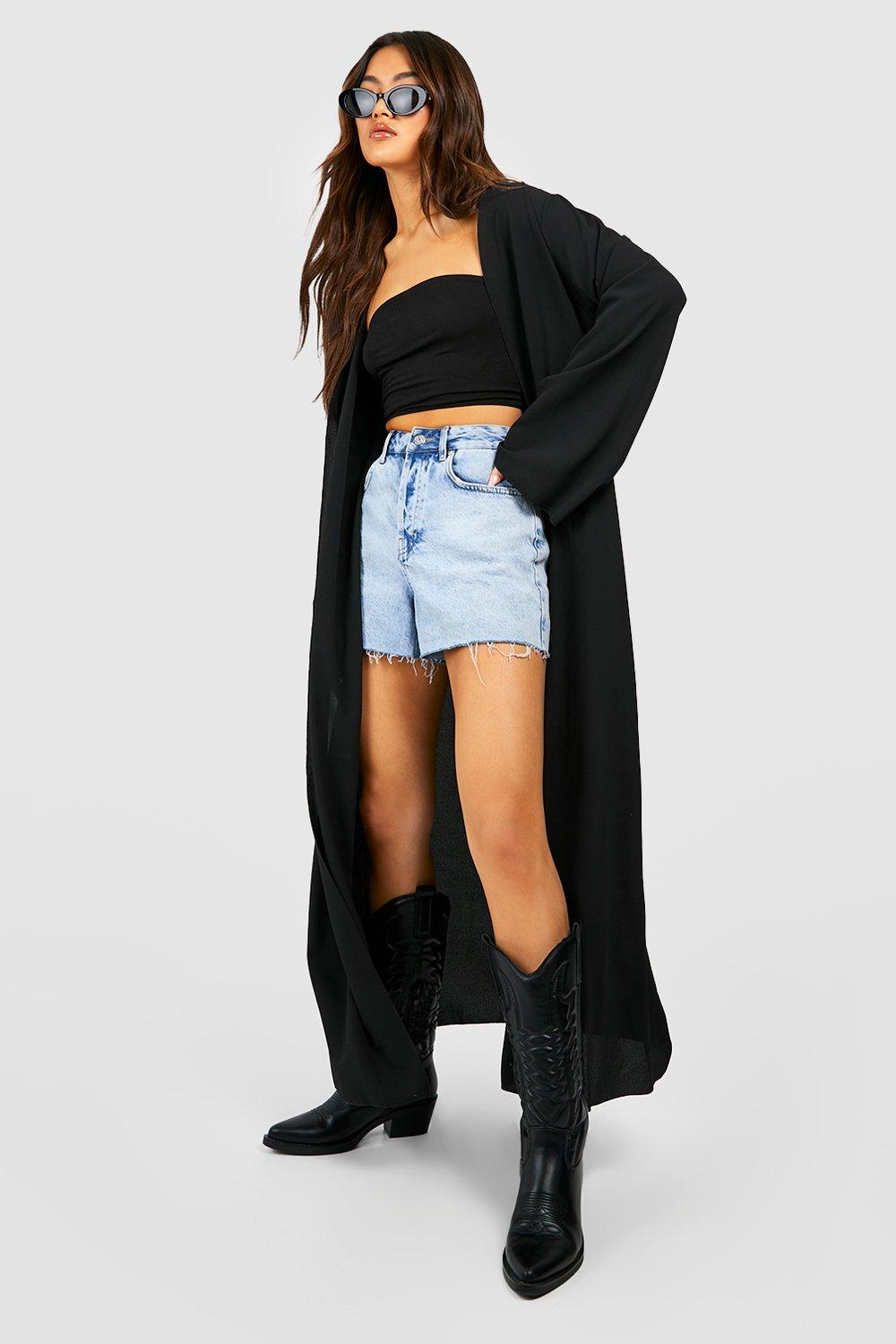 maxi chiffon kimono