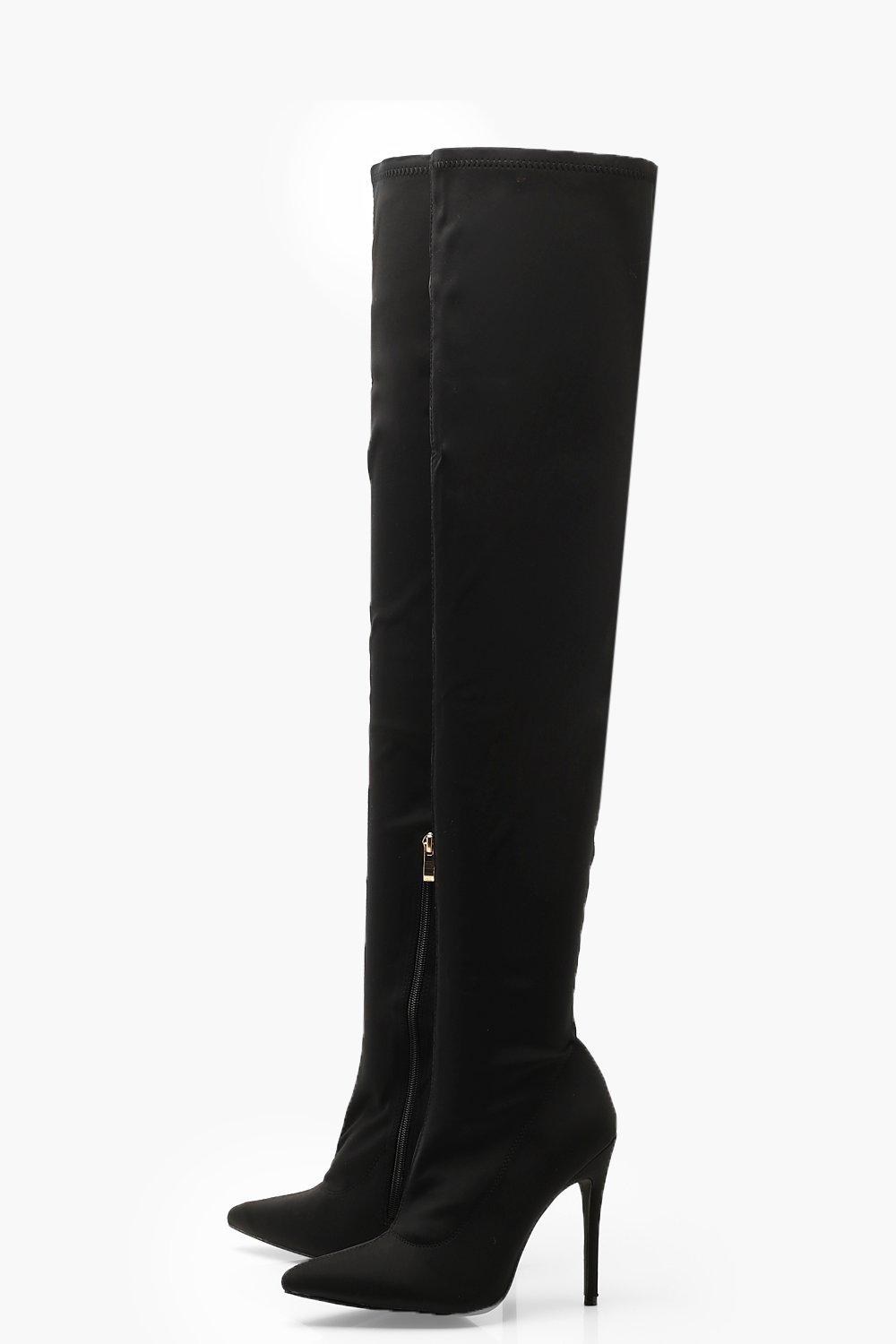 over the knee boots stiletto