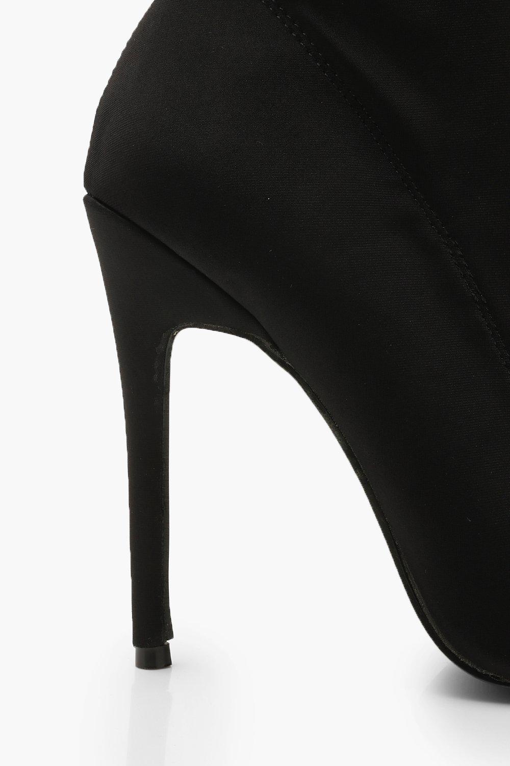 Pointed Stiletto Sock Boots boohoo DK