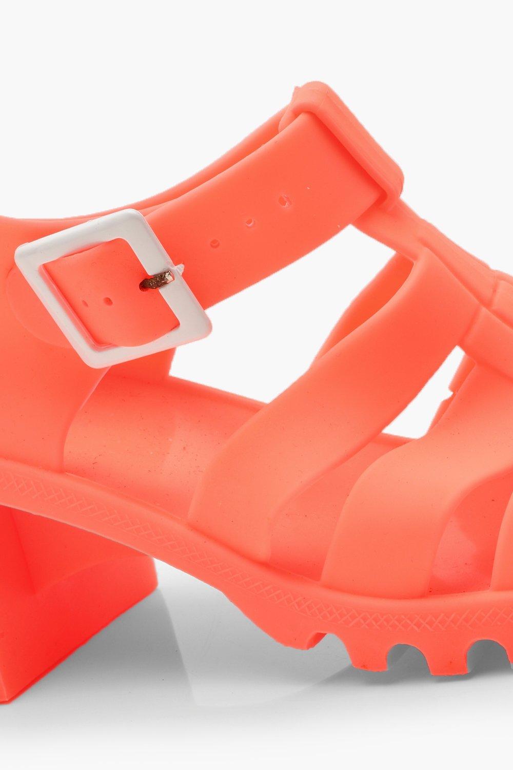 Jelly block heels on sale