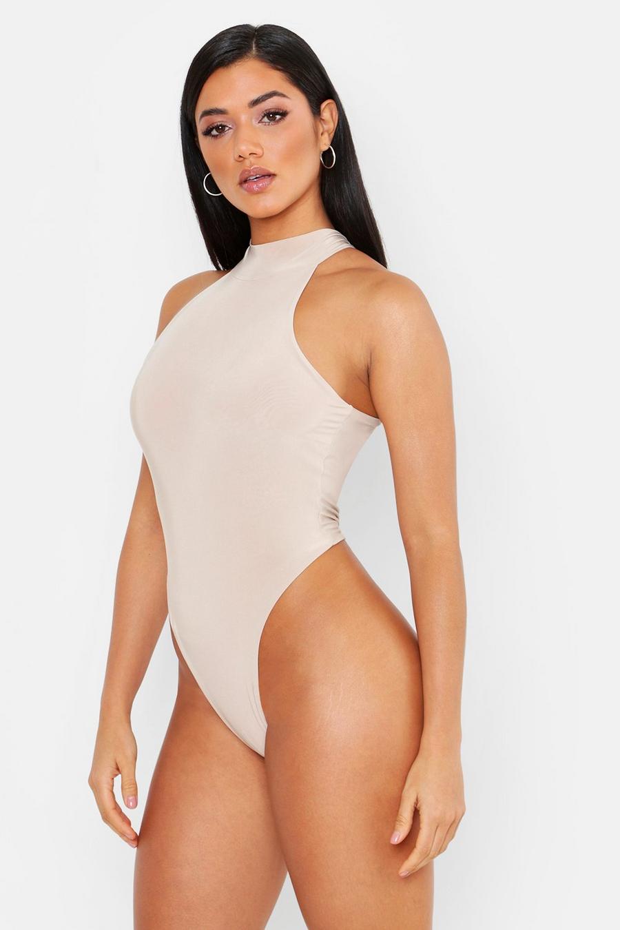 Double Layer Slinky Sleeveless Bodysuit image number 1