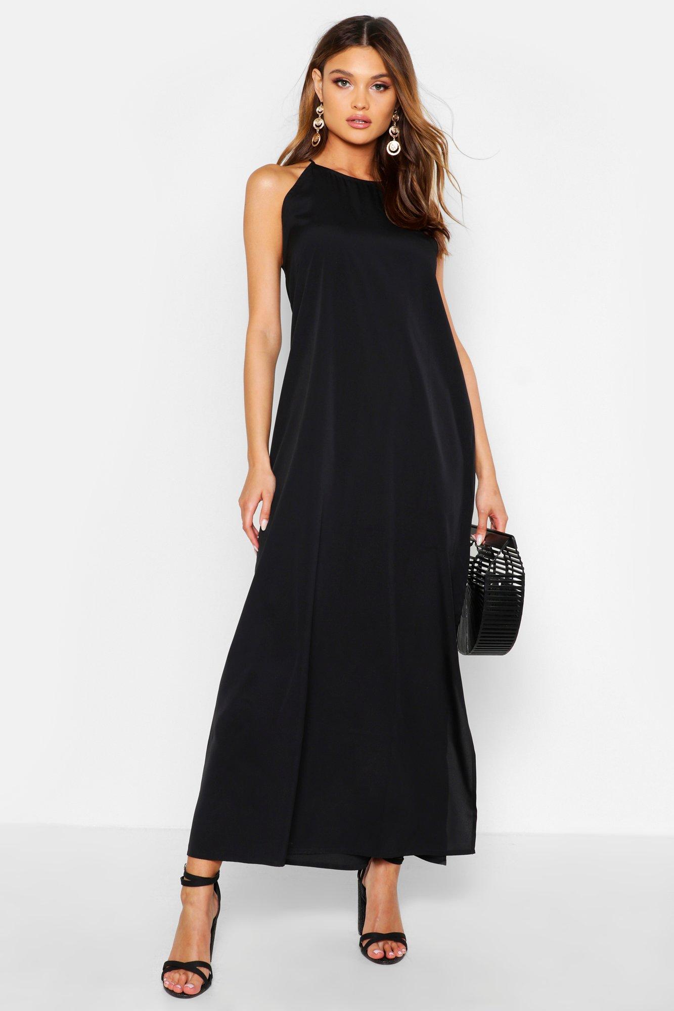 High Neck Trapeze Dress