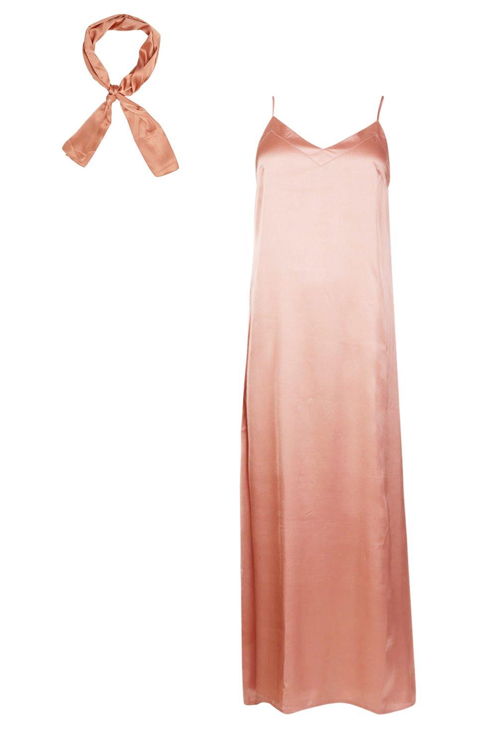 sundress with matching head scarf