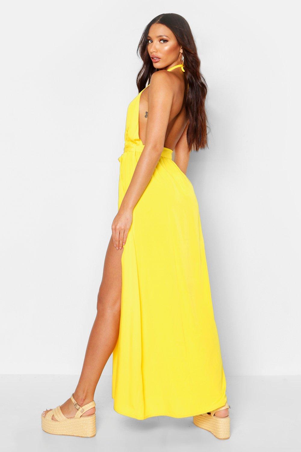 Extreme split 2024 maxi dress