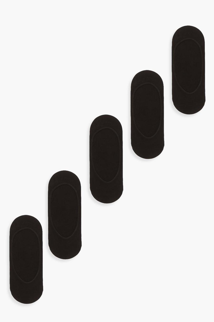 Zwart black Korte Sokken (5 Paar) image number 1