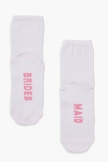 Bridesmaid Socks white