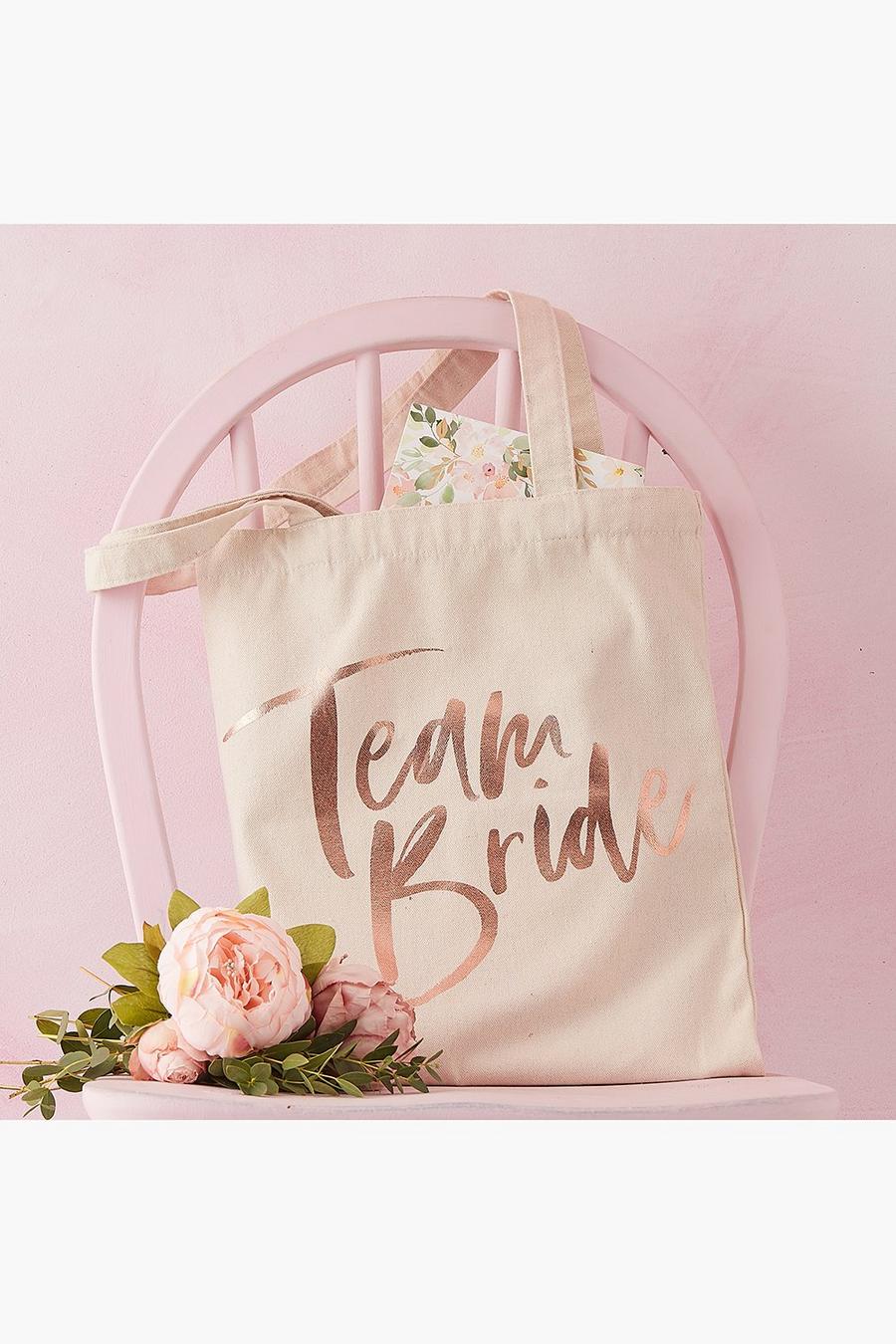Cream Ginger Ray Team Bride Tote Bag image number 1