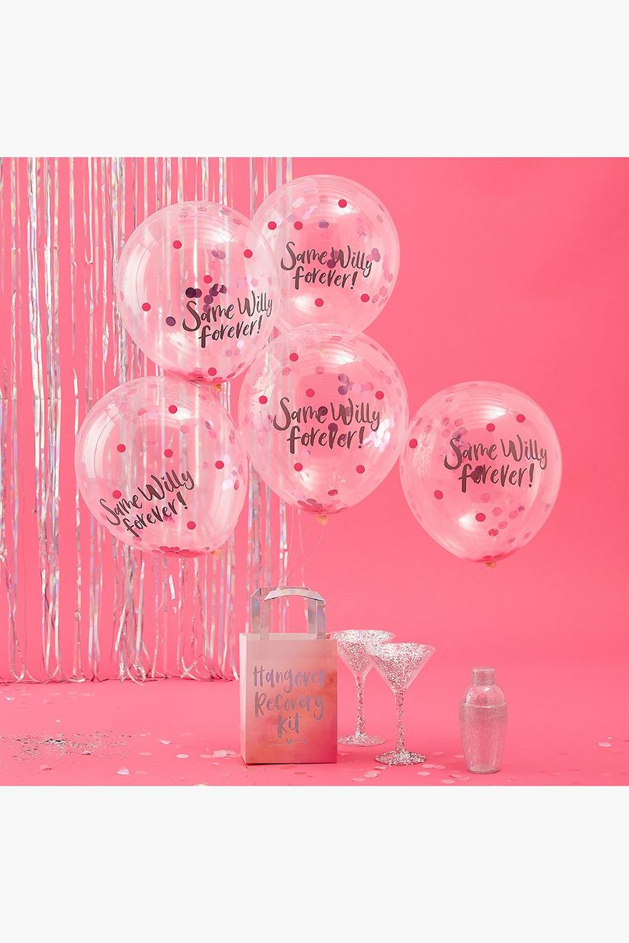 Ballons de confettis Same Willy Forever, Transparent image number 1