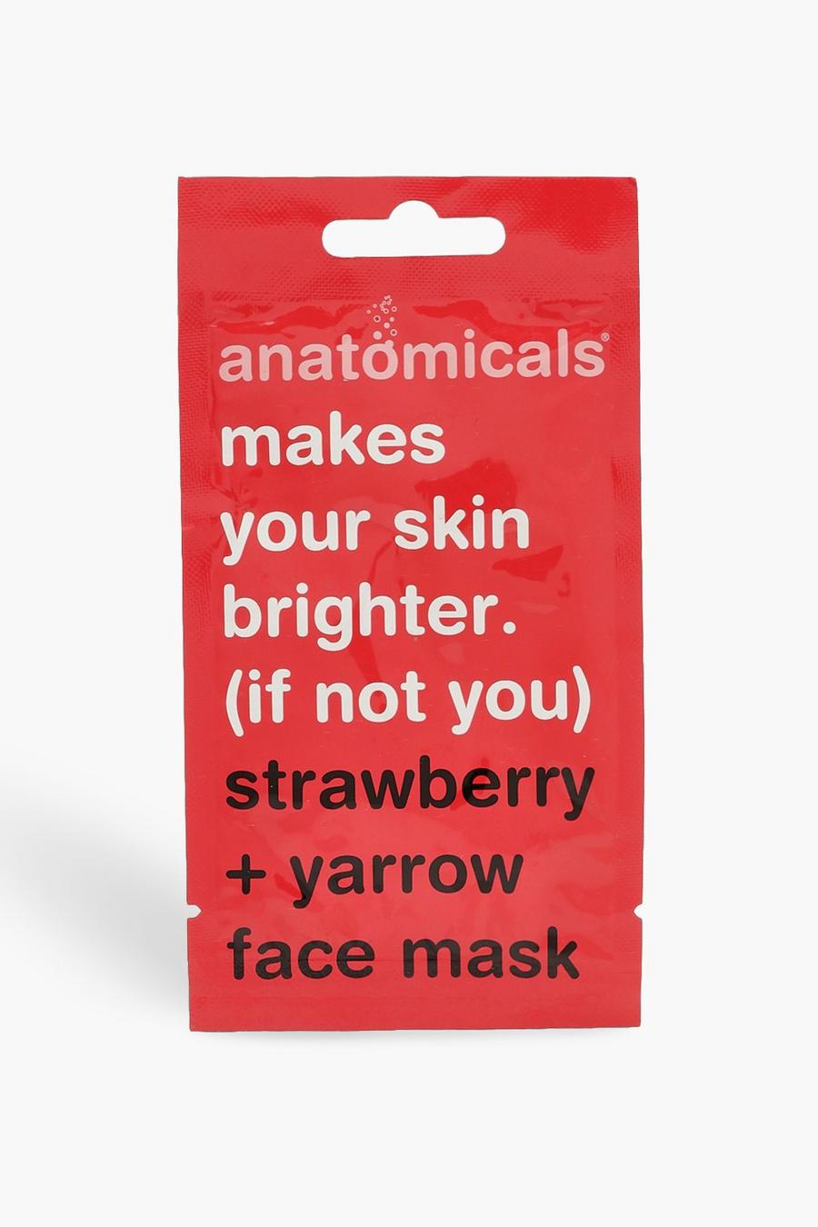 Red Anatomicals Strawberry Face Mask Gezichtsmasker image number 1