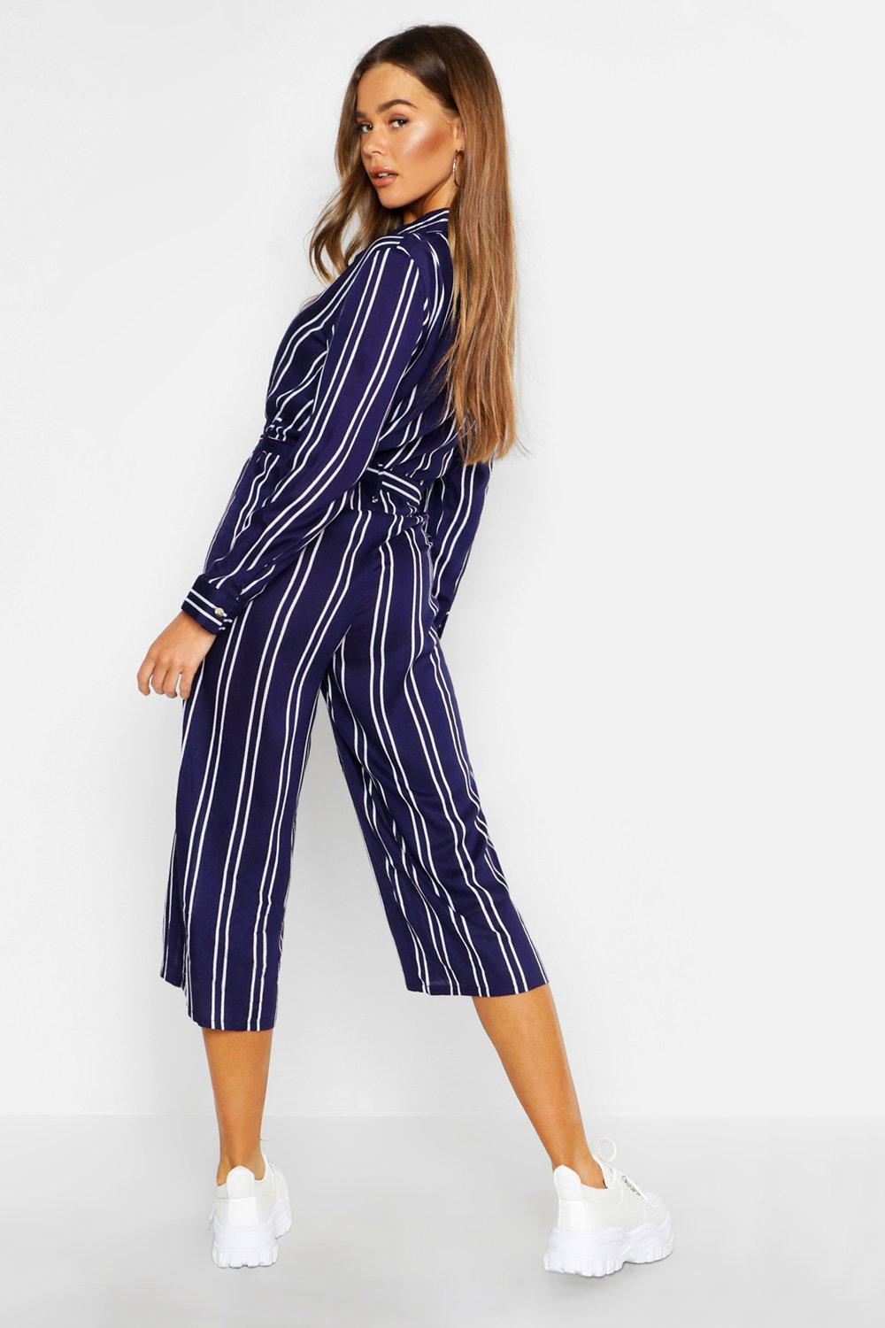 Shirt style jumpsuit deals