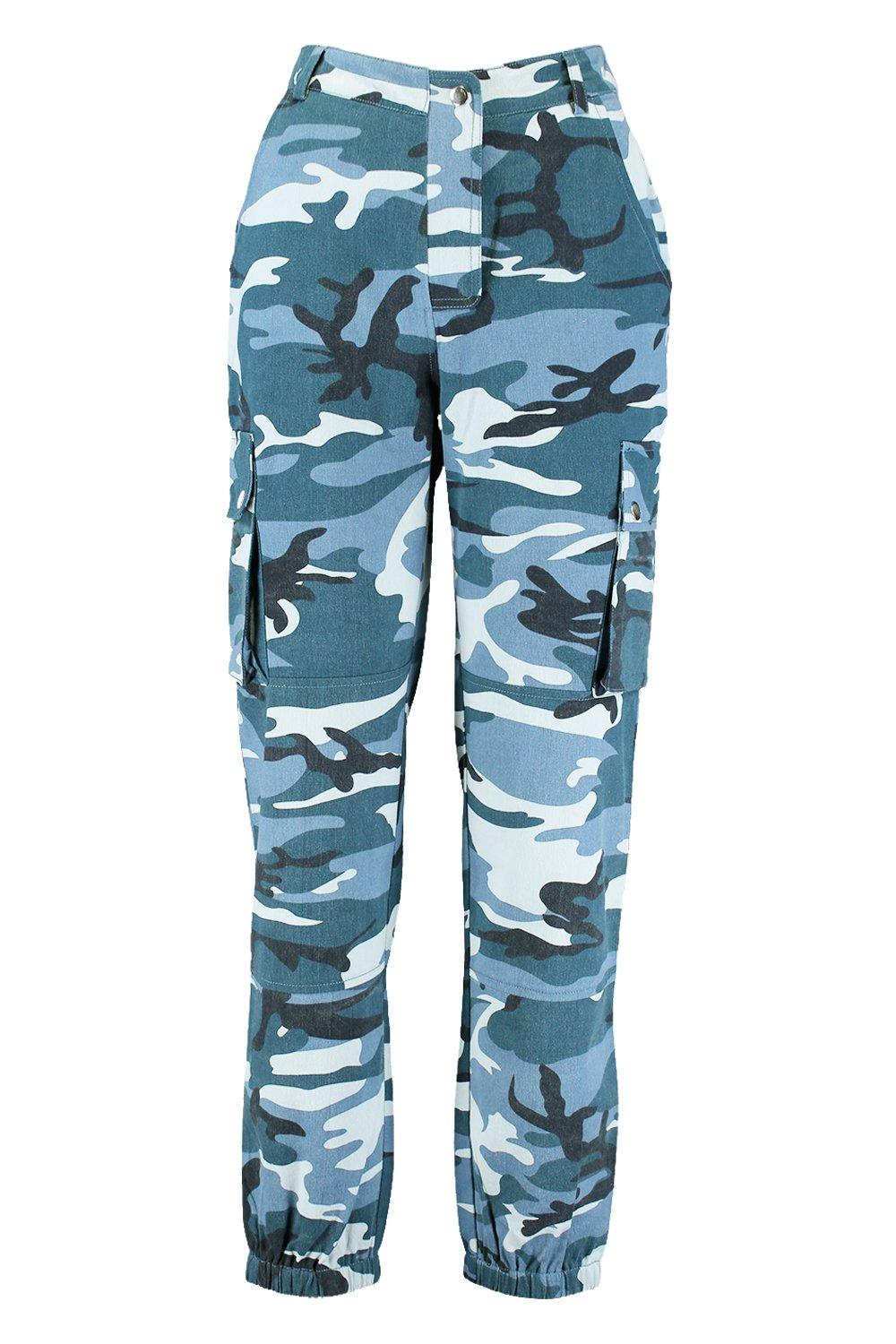 boohoo camo cargo pants