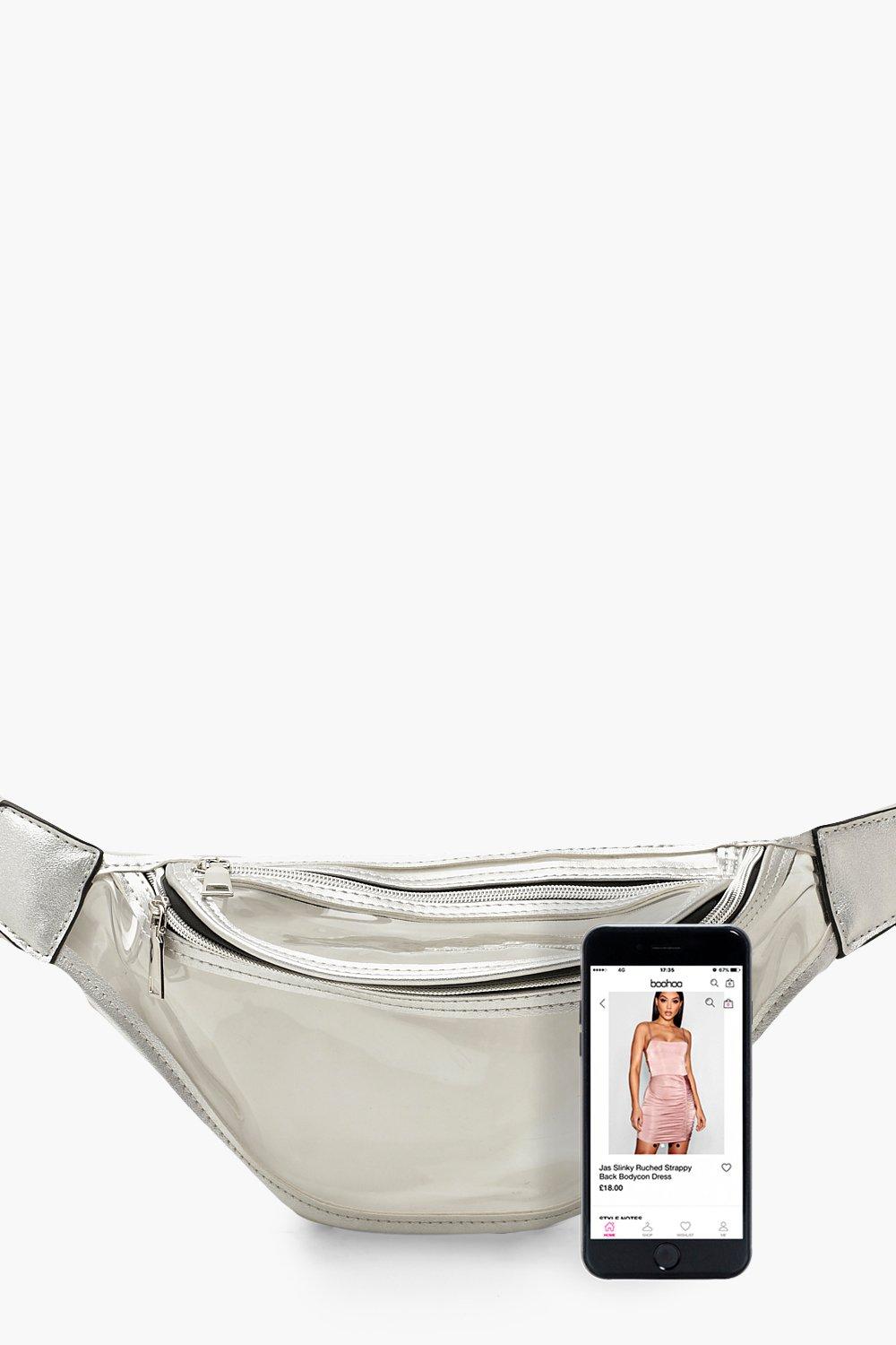 clear bum bag
