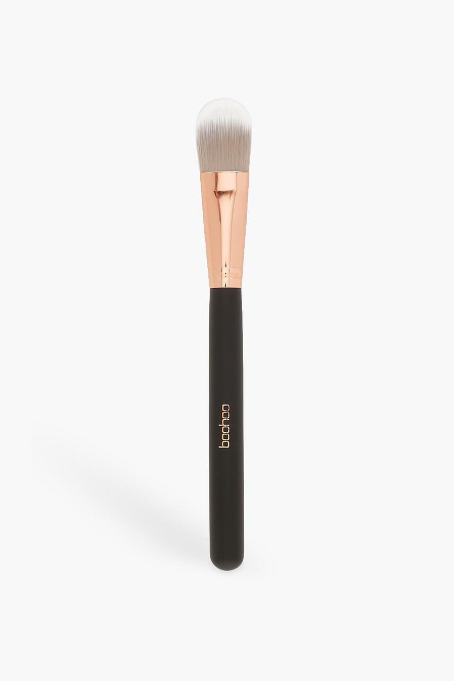 Boohoo Flawless Foundation Make-up-Pinsel, Schwarz image number 1