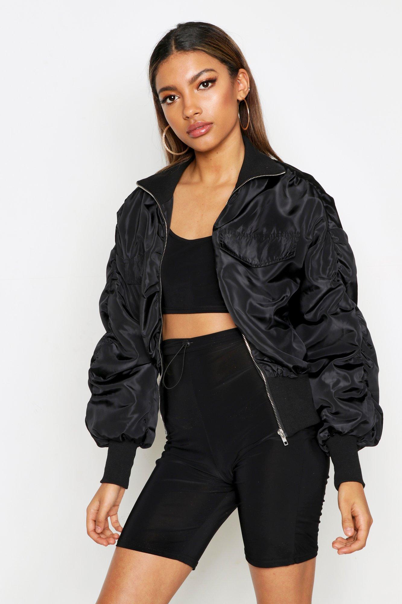 utility bomber jacket womens