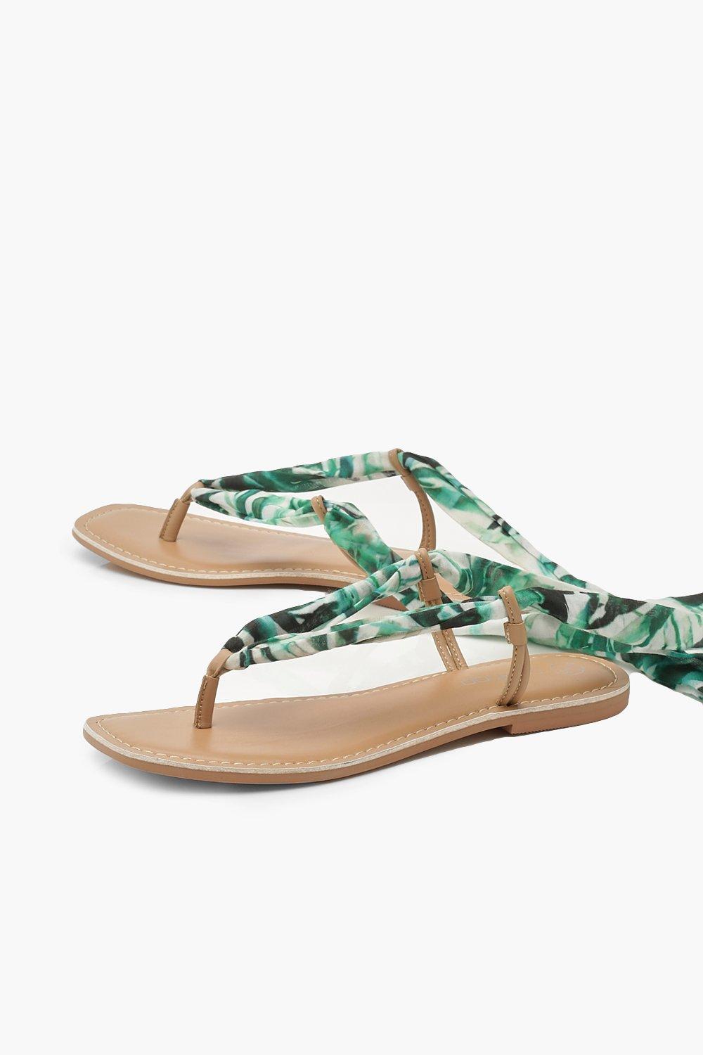 sandales foulard