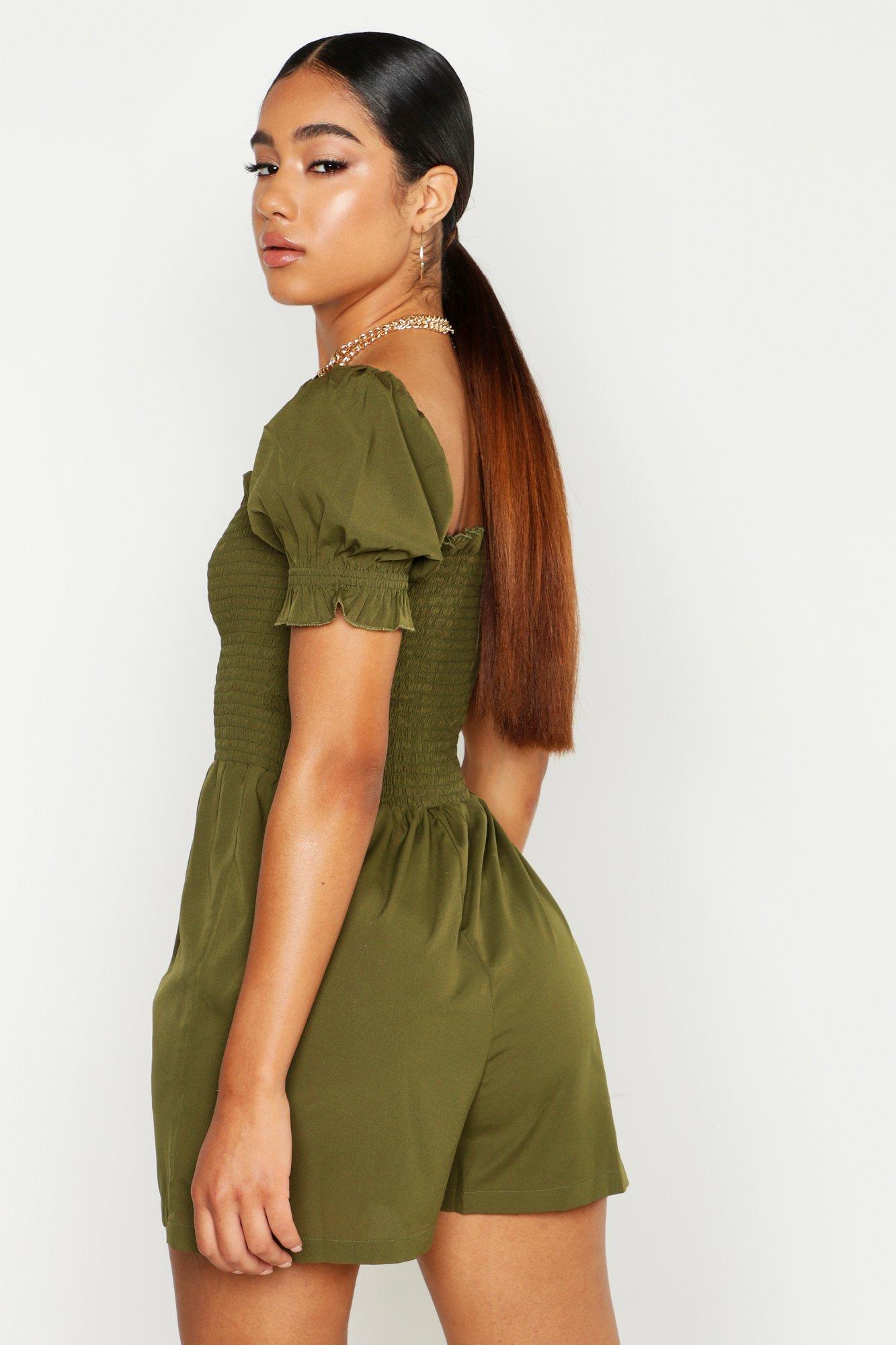 cap sleeve playsuit