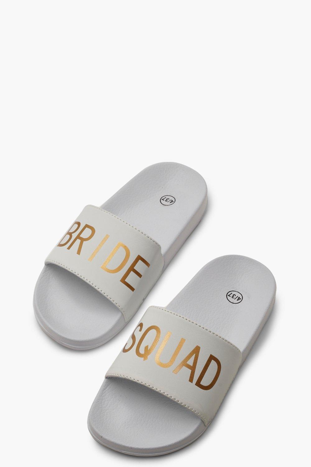 Bride squad flip flops deals