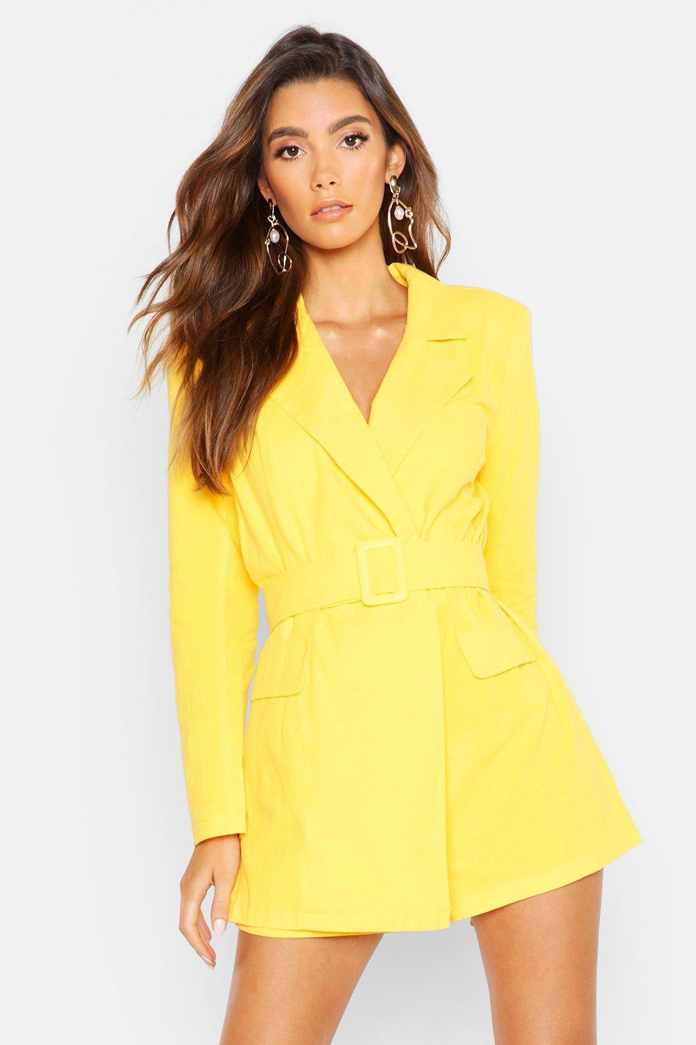 boohoo blazer playsuit