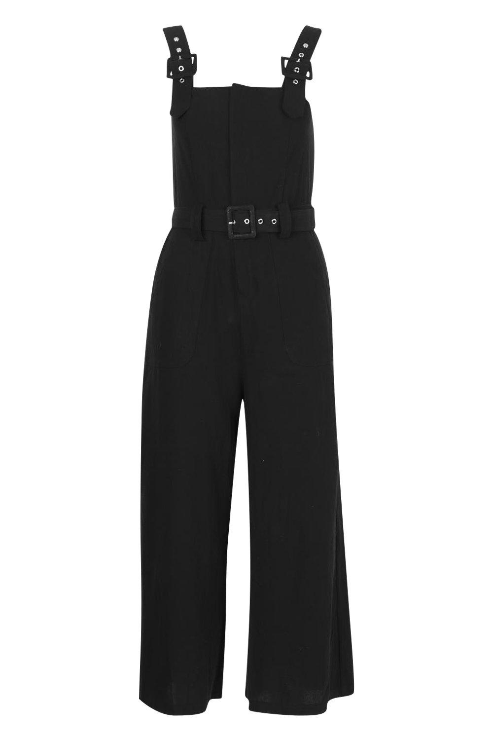 buckle strap jumpsuit