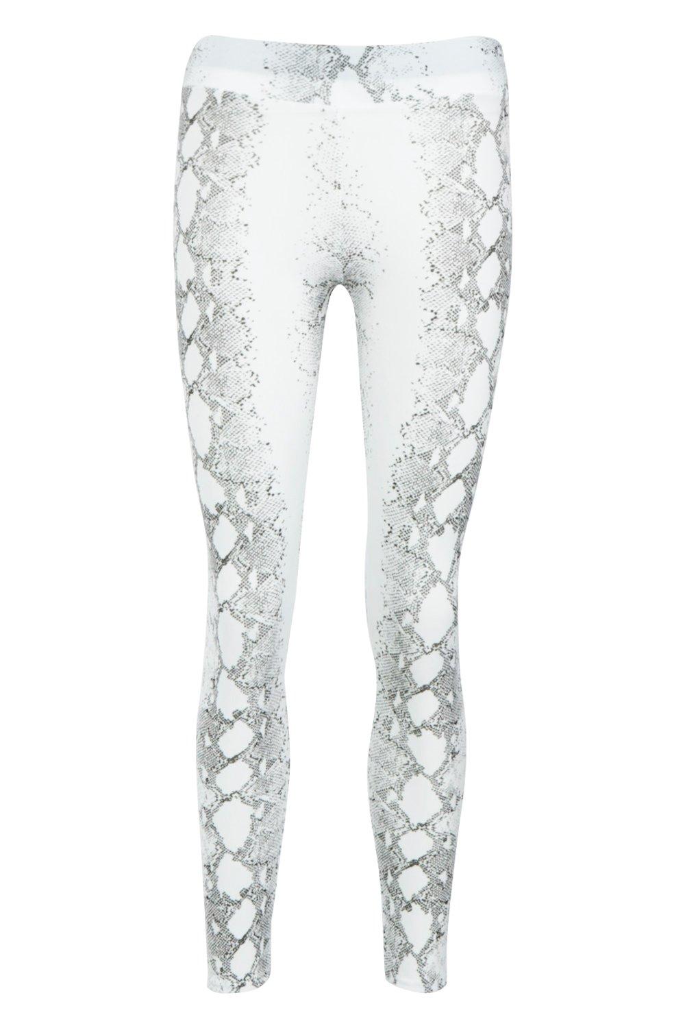 White snake print on sale leggings