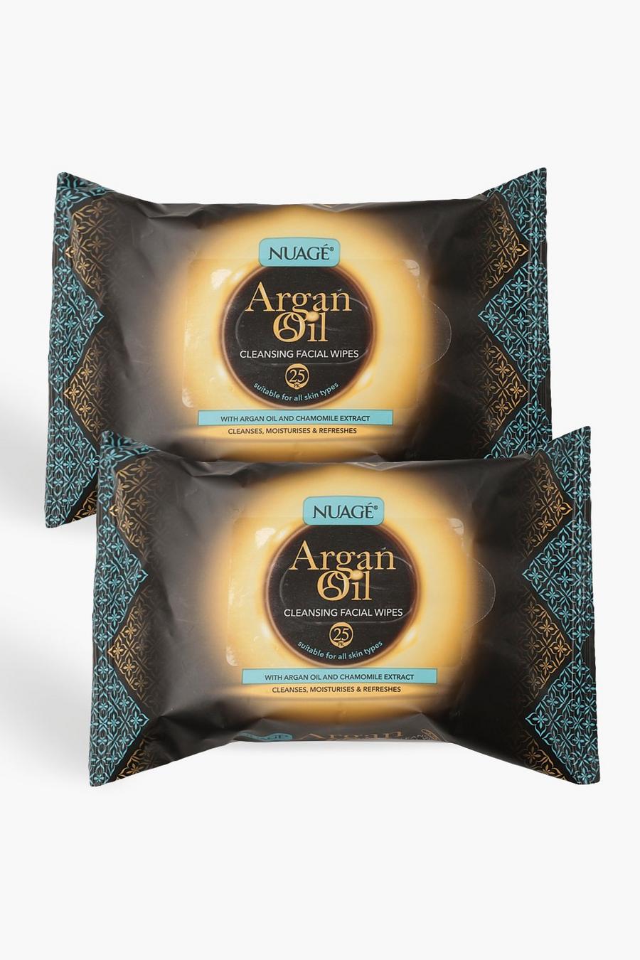 Paquete doble de toallitas limpiadoras de aceite de argán y nuez, Multicolor image number 1