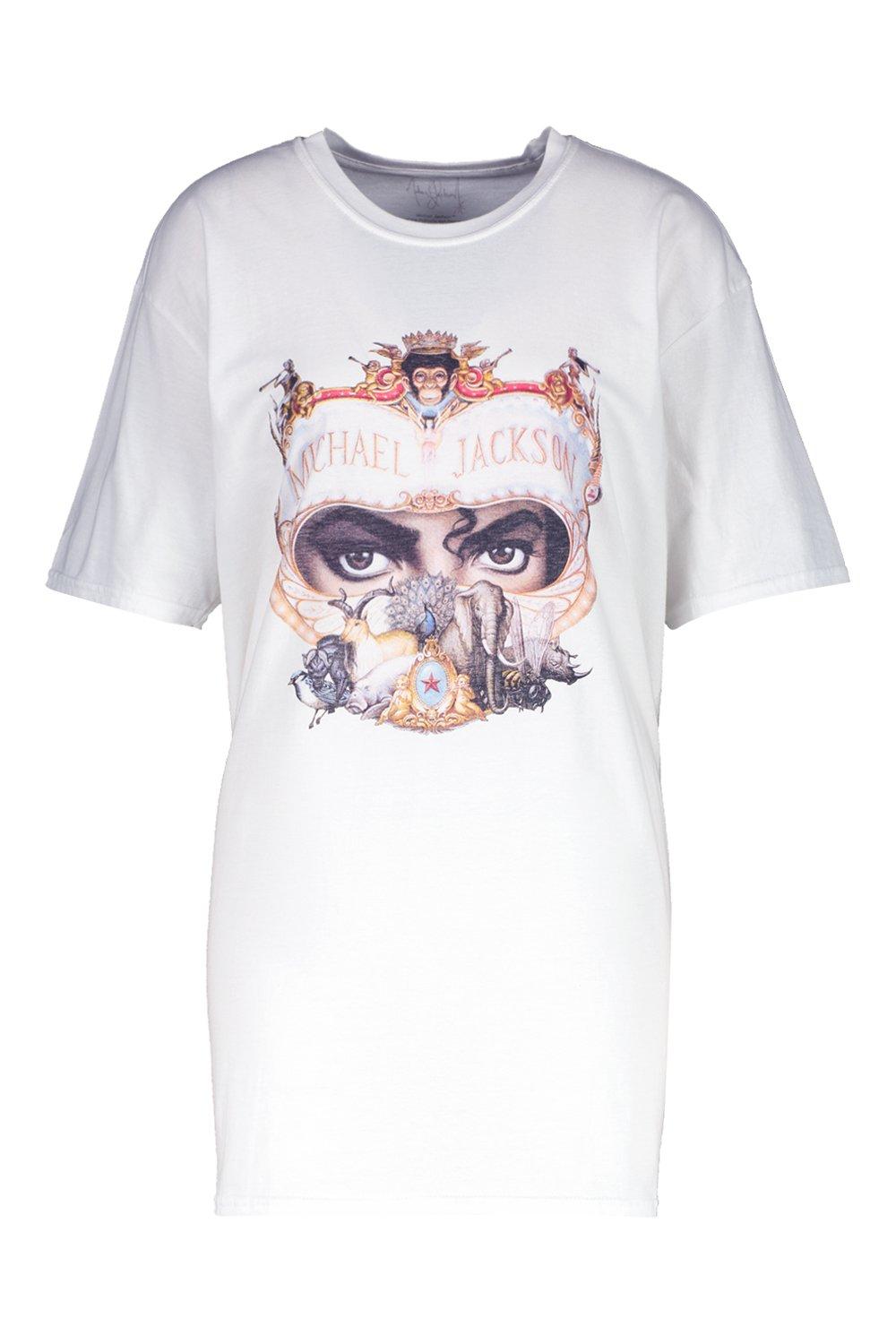 Michael Jackson Dangerous Tour License T-Shirt Dress