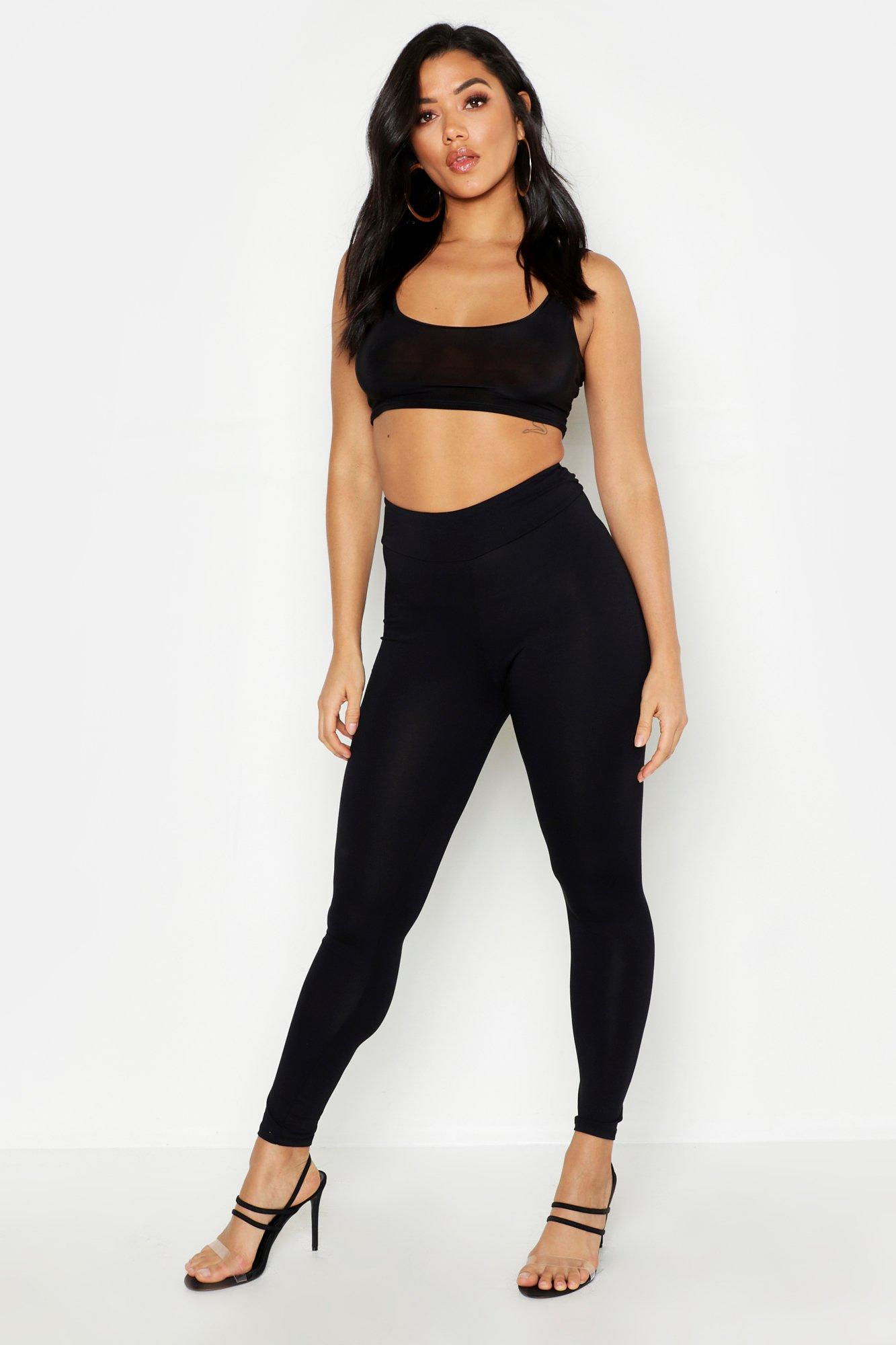 boohoo plus size leggings