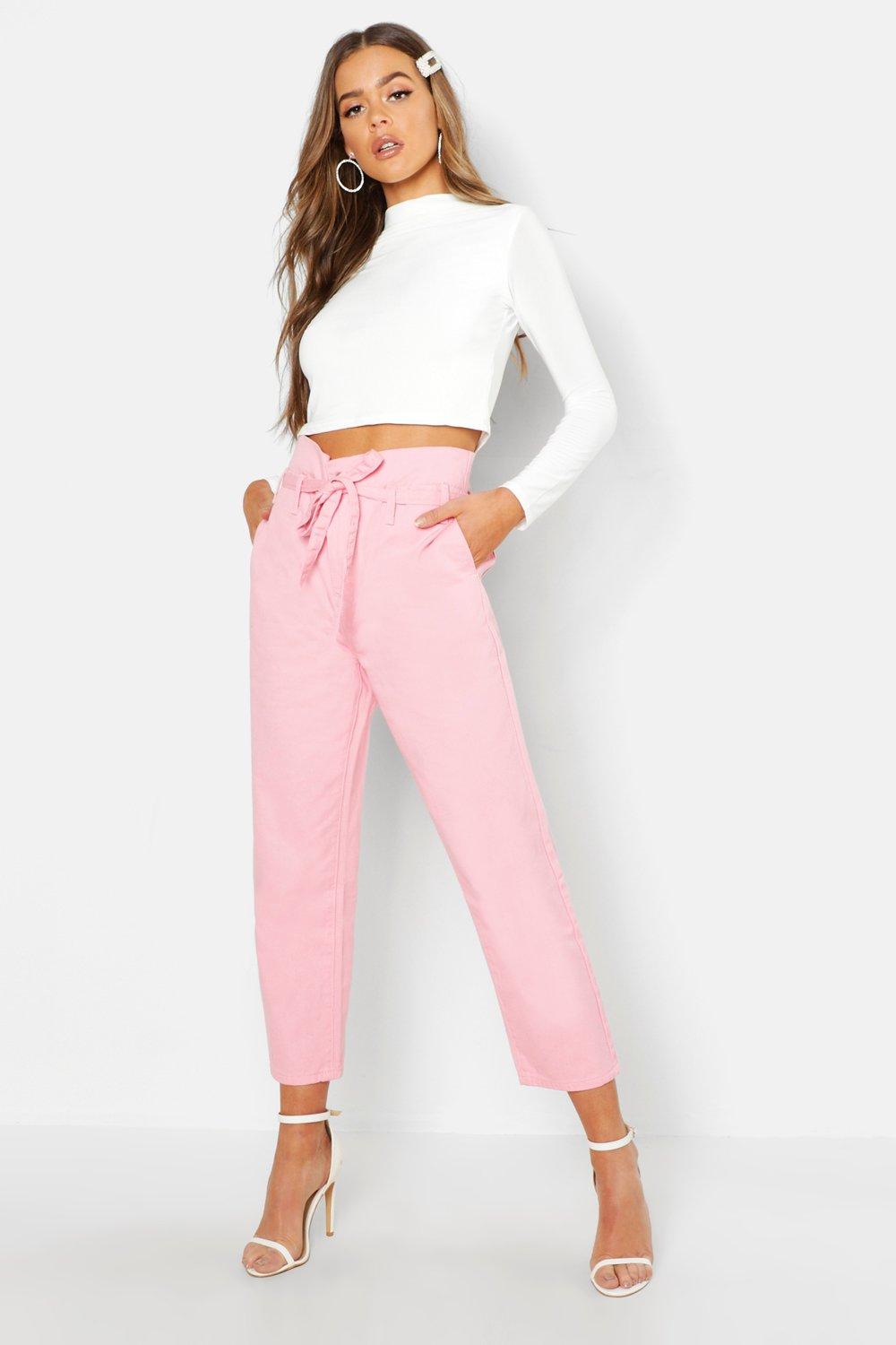 boohoo paperbag jeans