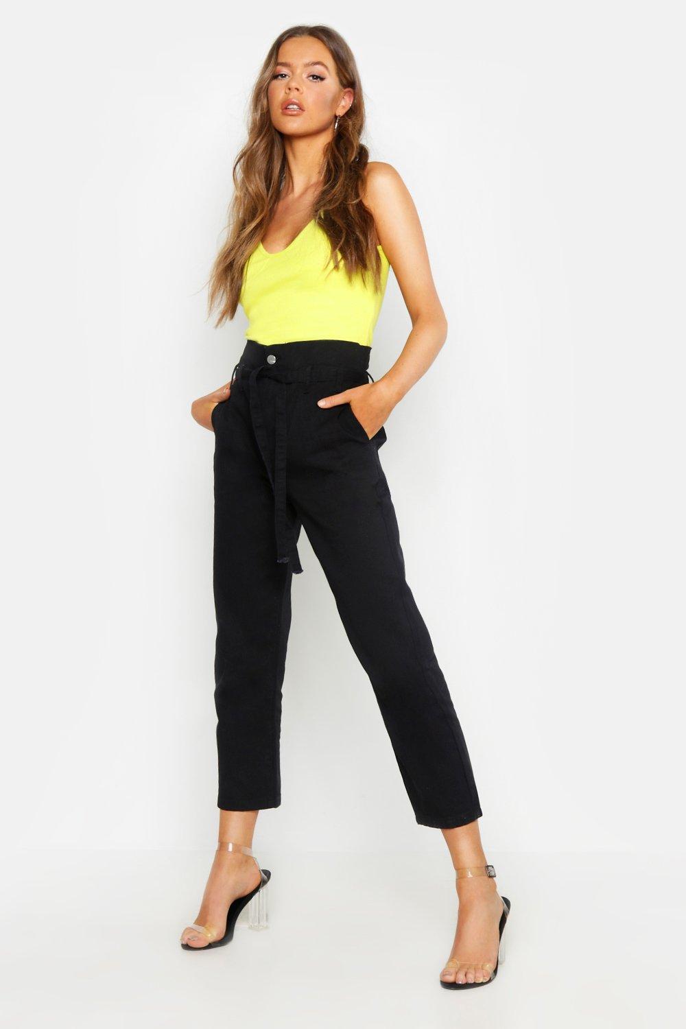 boohoo paperbag jeans