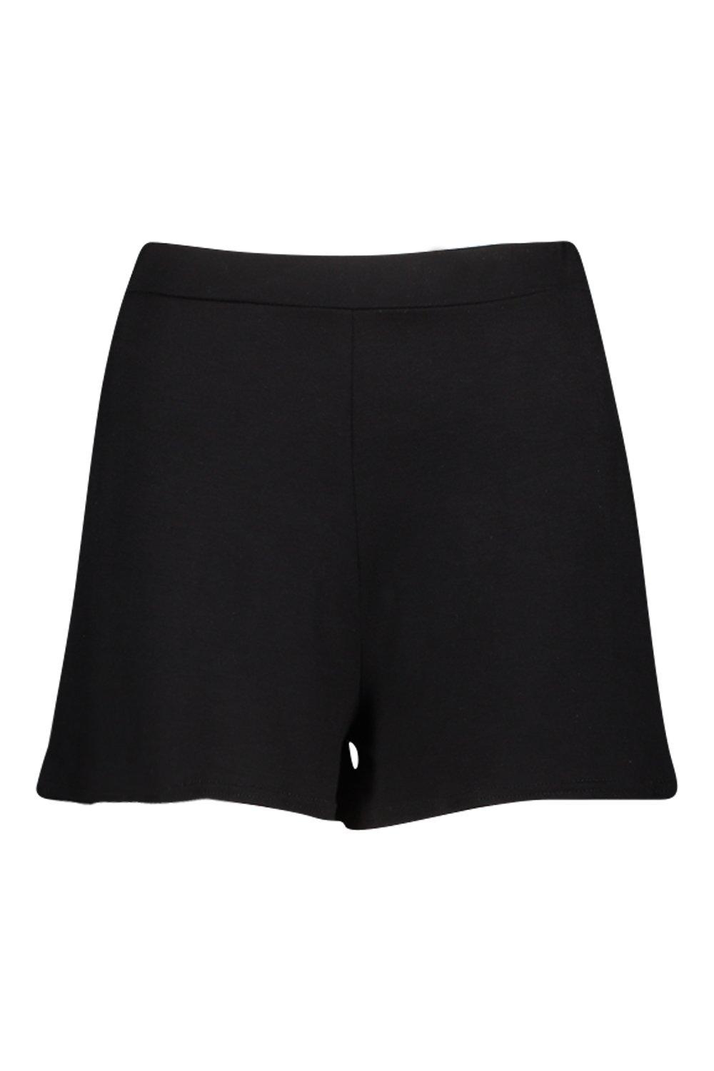 Black floaty hot sale shorts