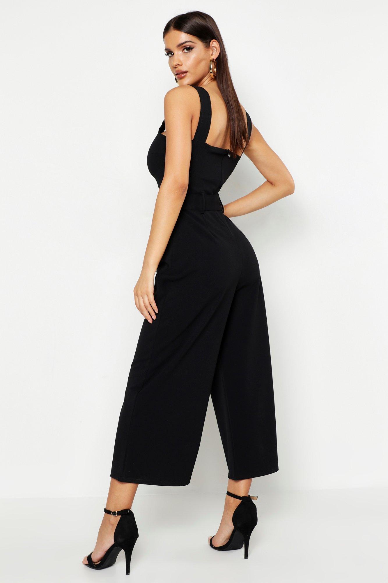 Pinafore sales culotte jumpsuit