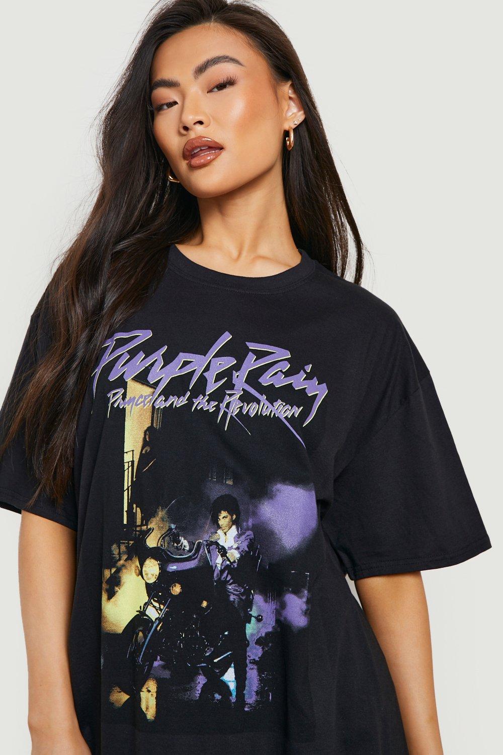Luidspreker Verwijdering boog Prince Purple Rain Band T-Shirt | boohoo