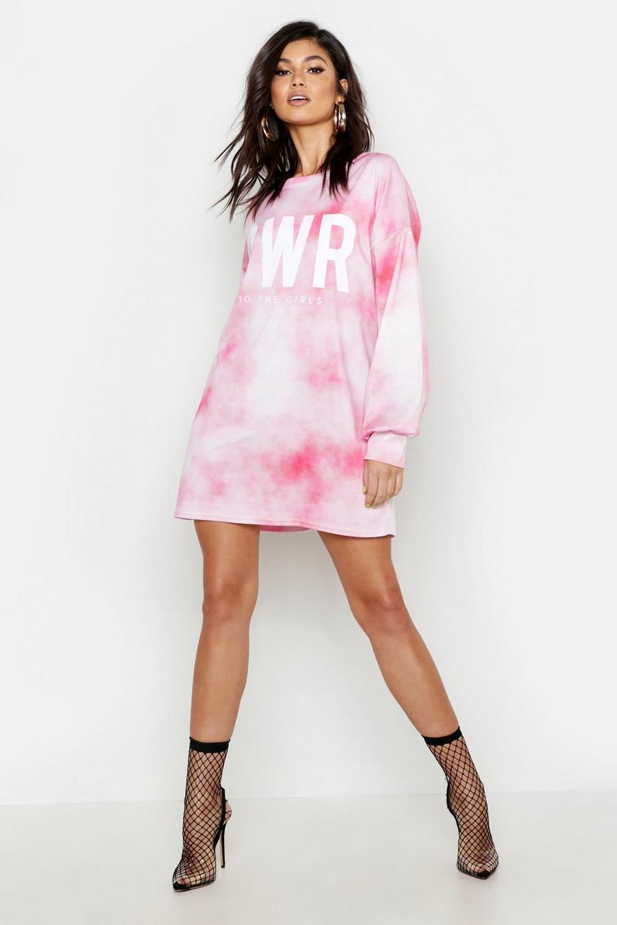 Robe pull oversize tie-dye Power image number 1
