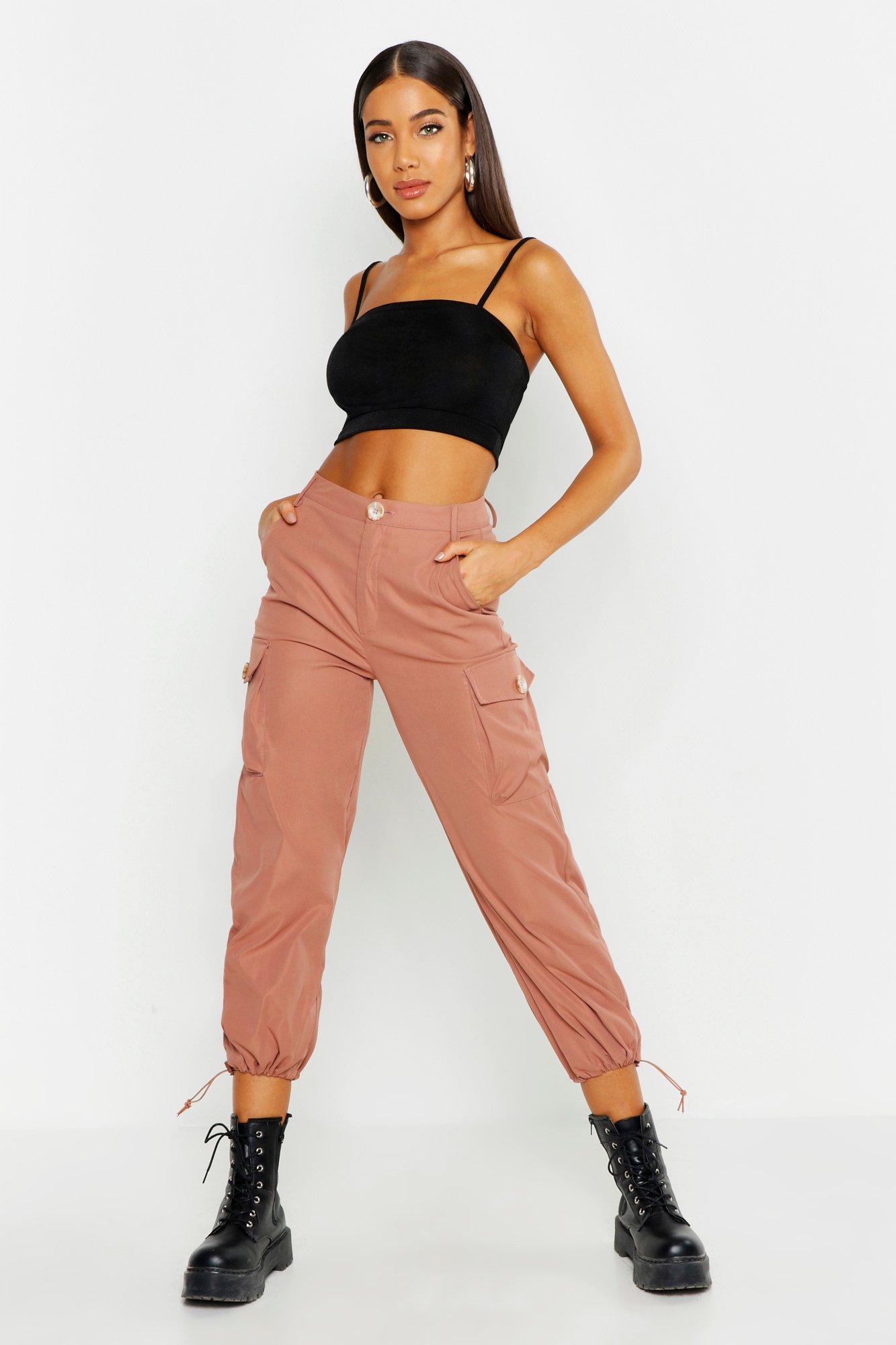 cargo pants with toggles