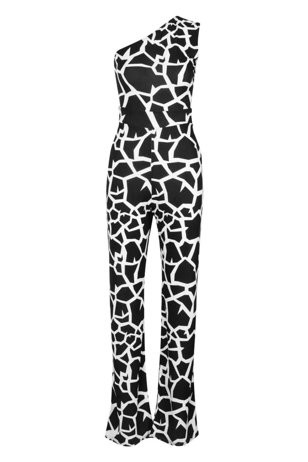 Geo Giraffe Asymetric Jumpsuit