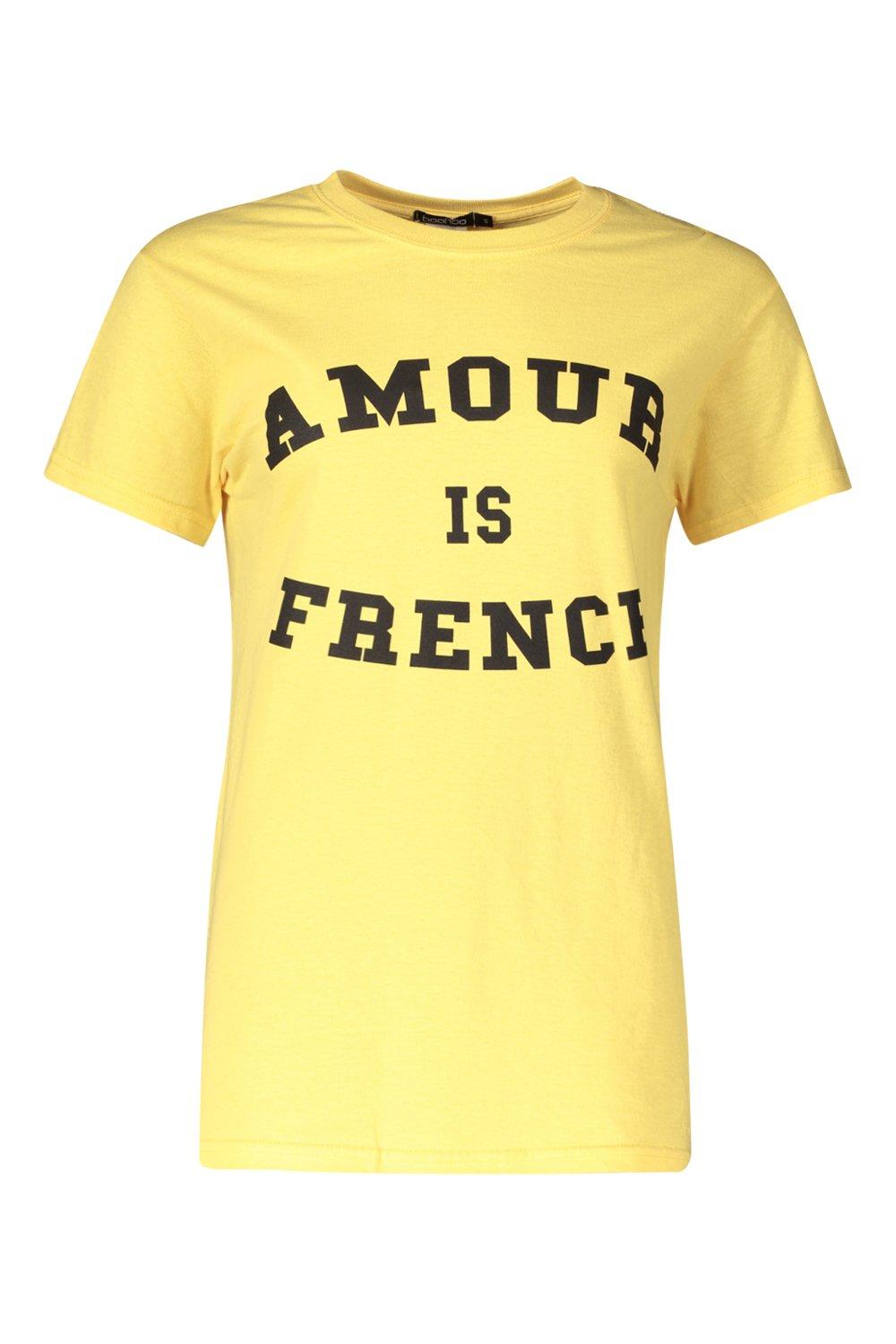 Amour is best sale french tee shirt