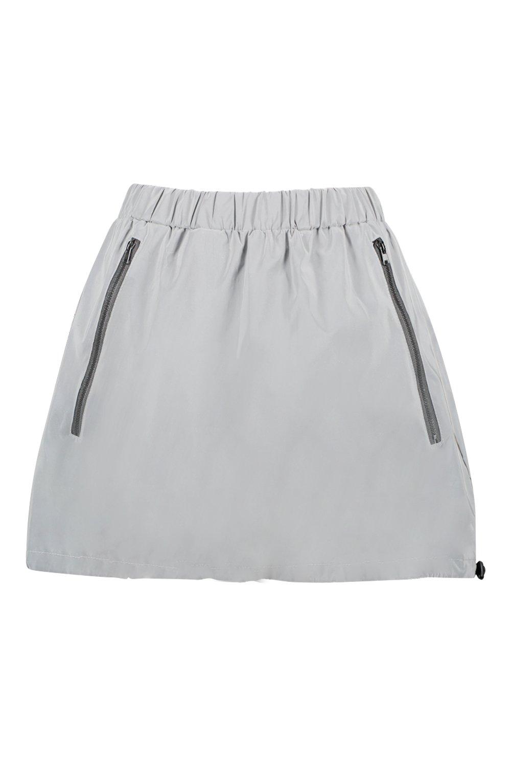 Reflective Mini Skirt