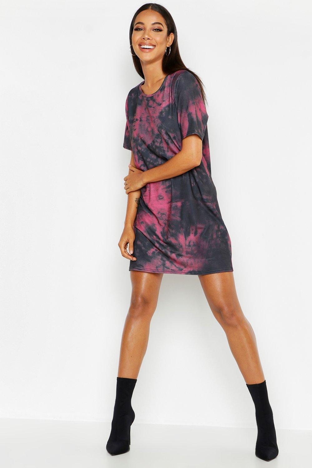 boohoo oversized shirt dress