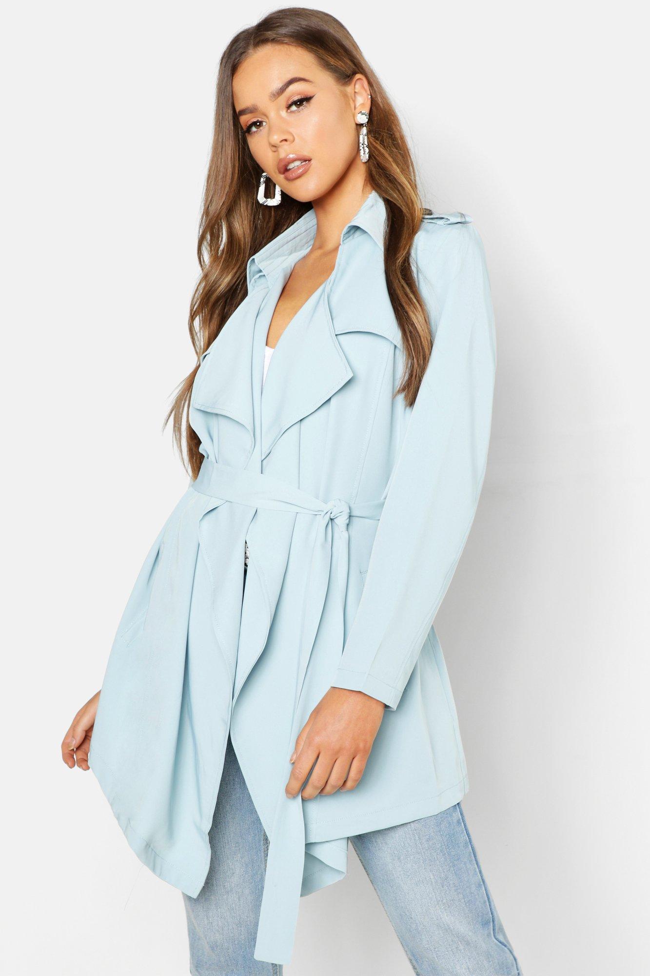 waterfall front coat