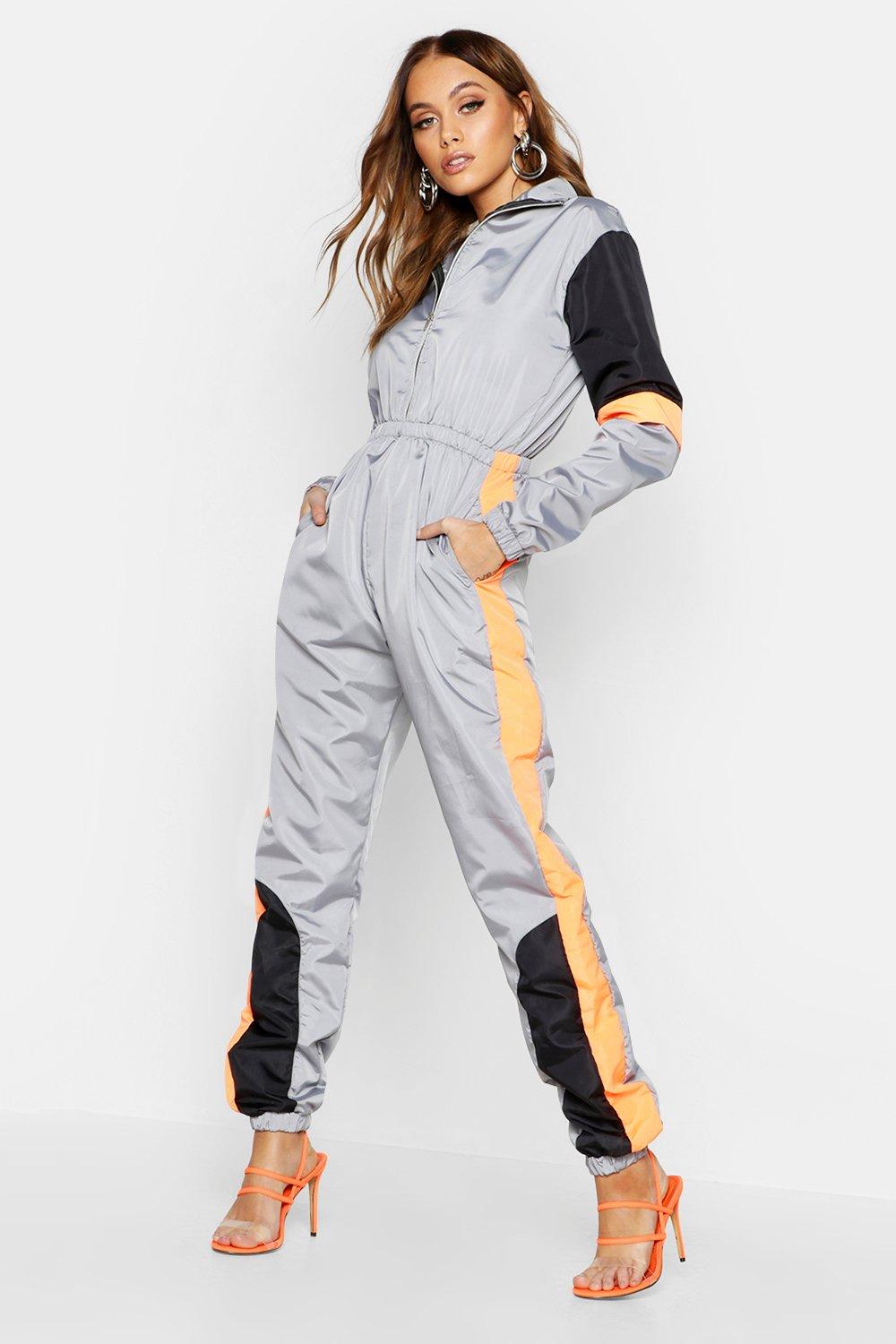 boohoo grey jumpsuit