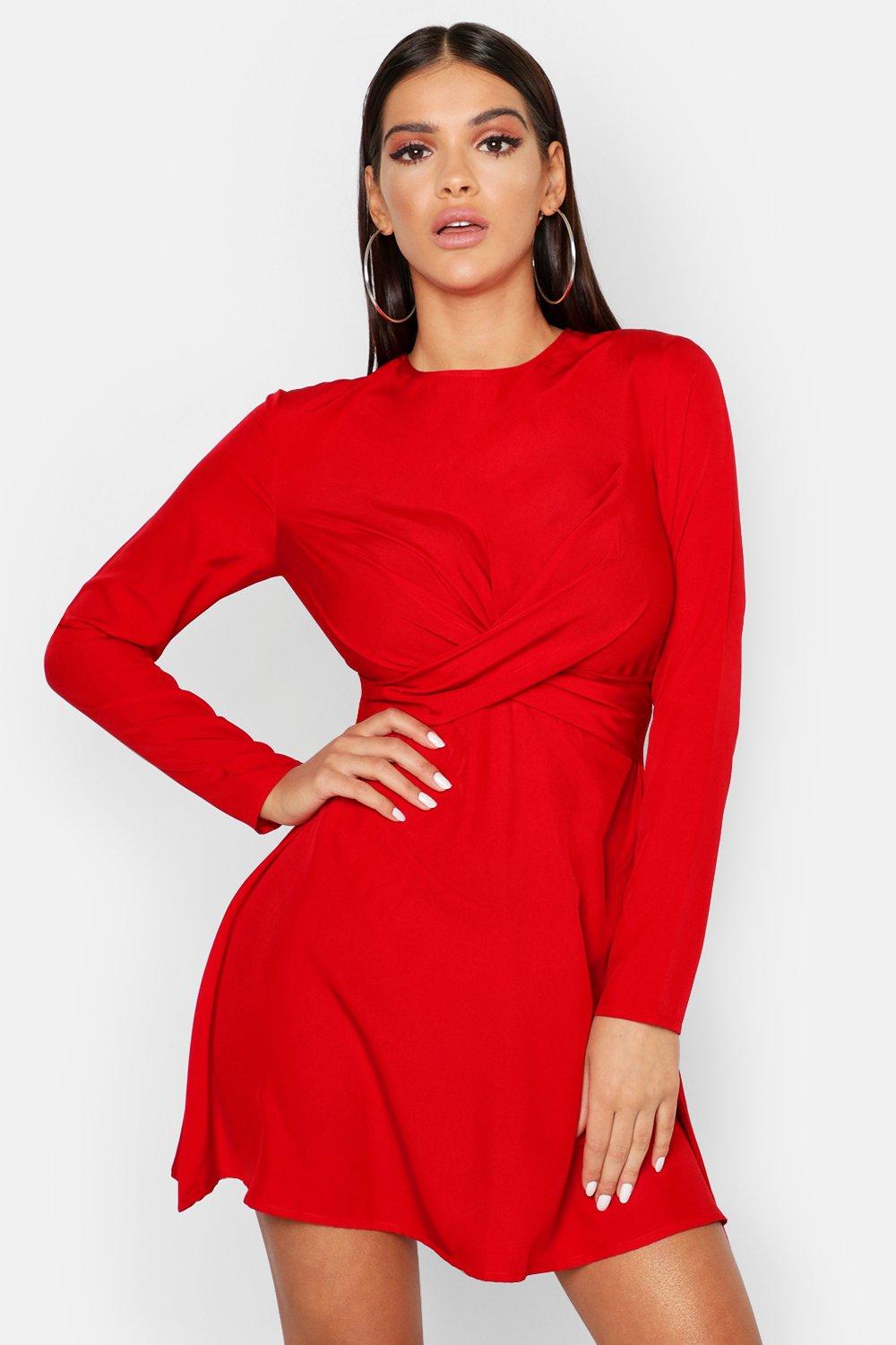 boohoo black mini dress