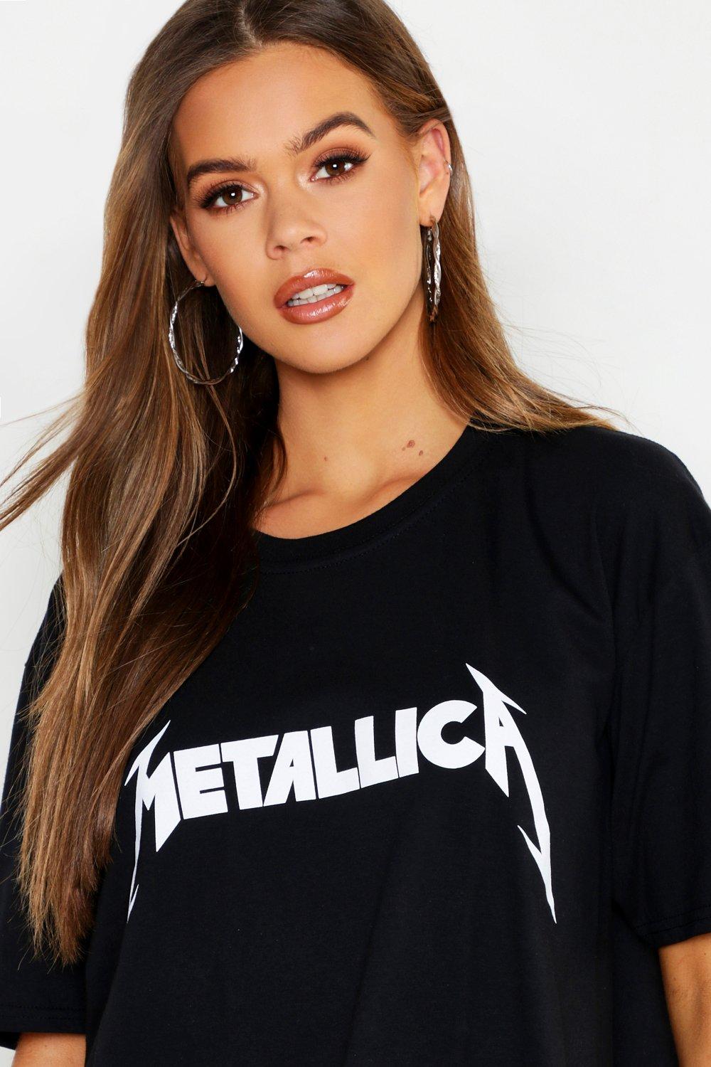 Metallica License Oversized T-Shirt ...