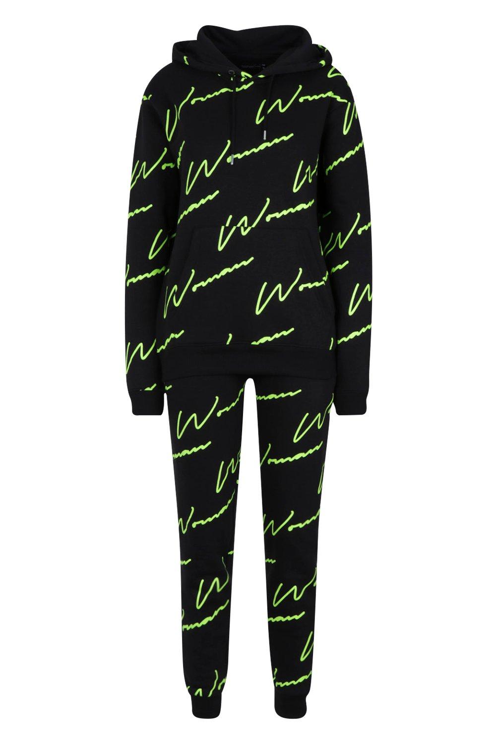 Neon cheap tracksuit womens